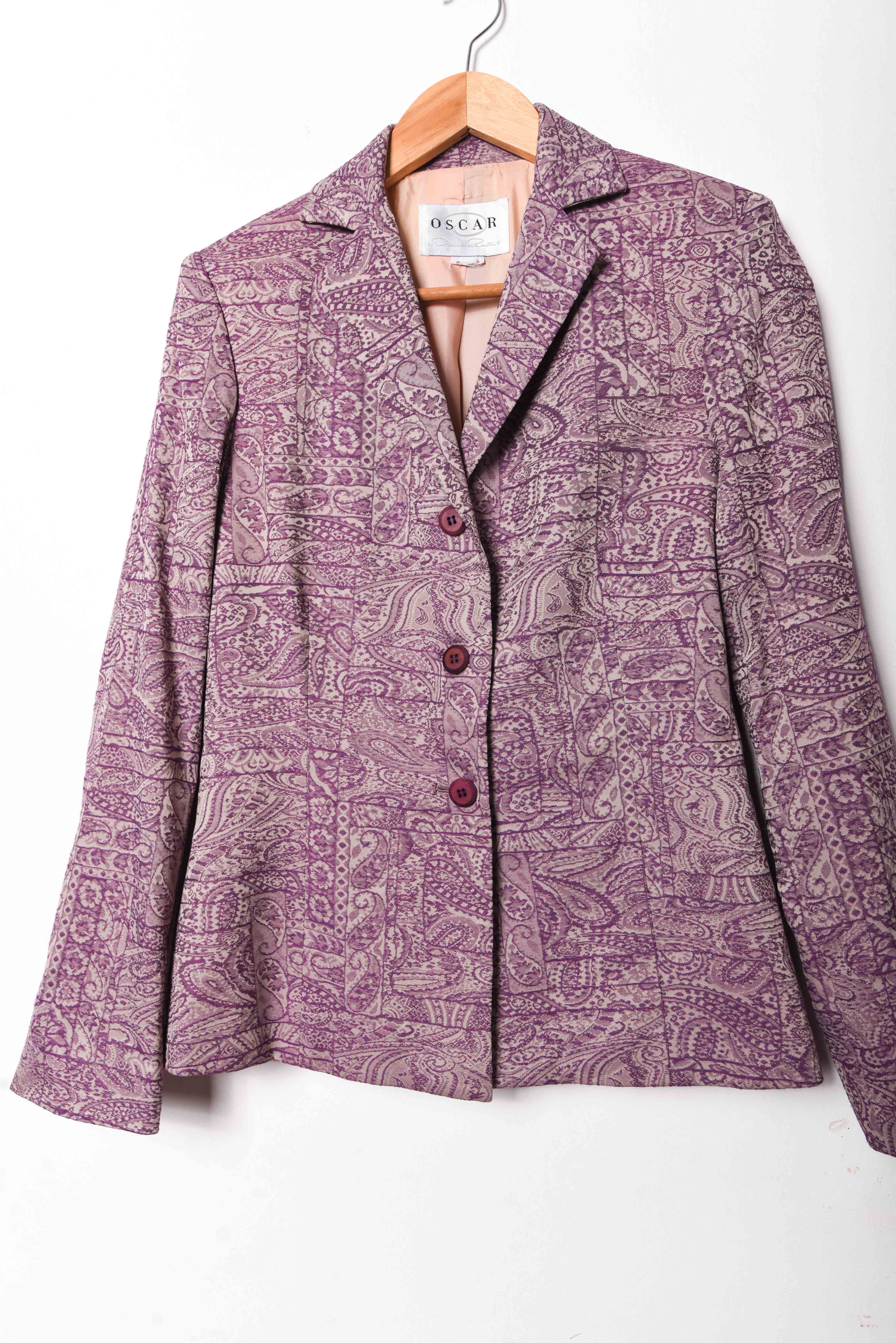 Blazer brocato Oscar de la Renta