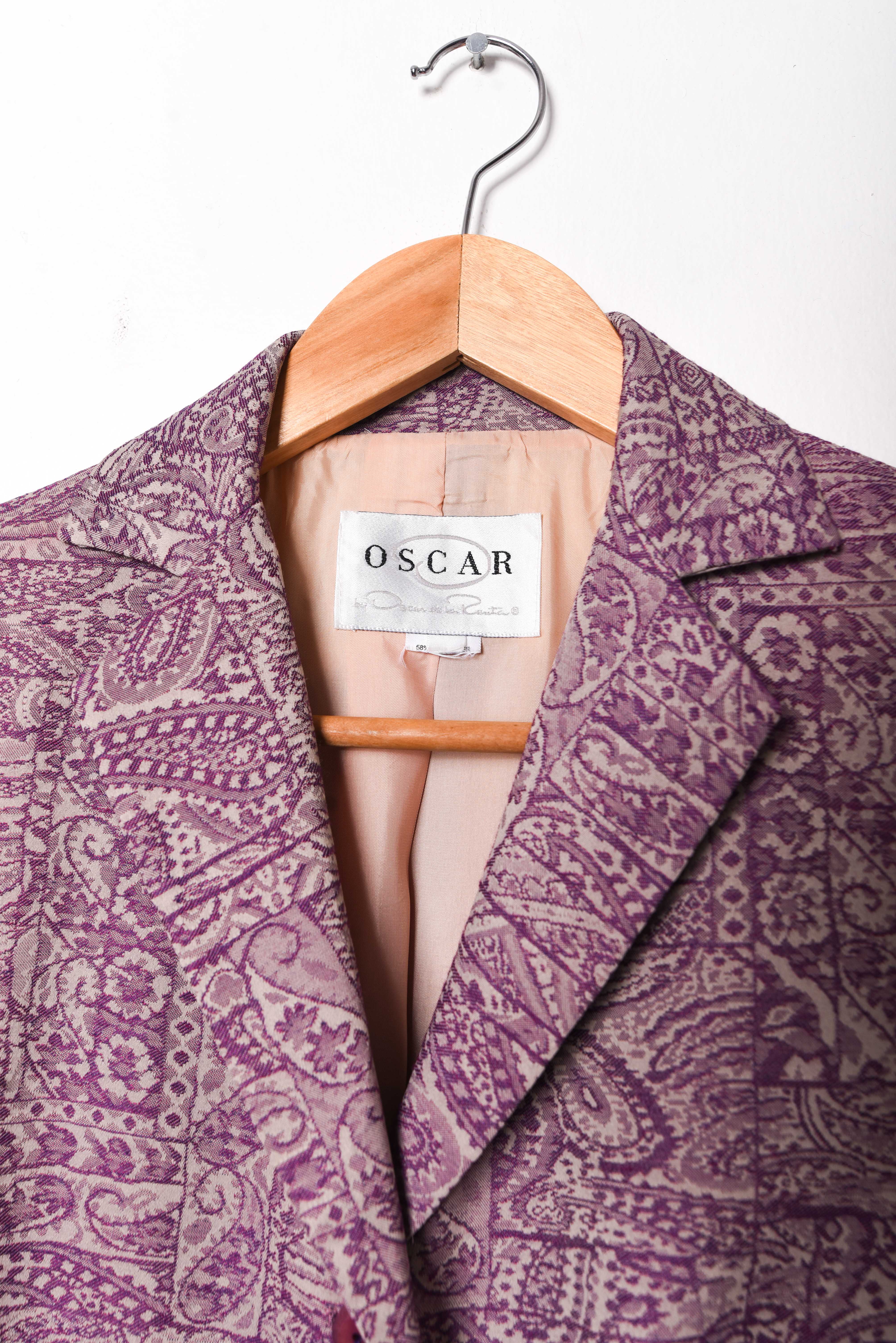 Blazer brocato Oscar de la Renta