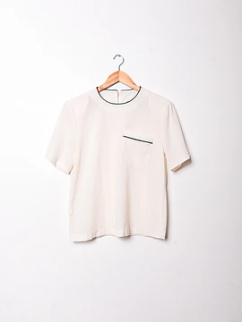 Blusa marfil 90s