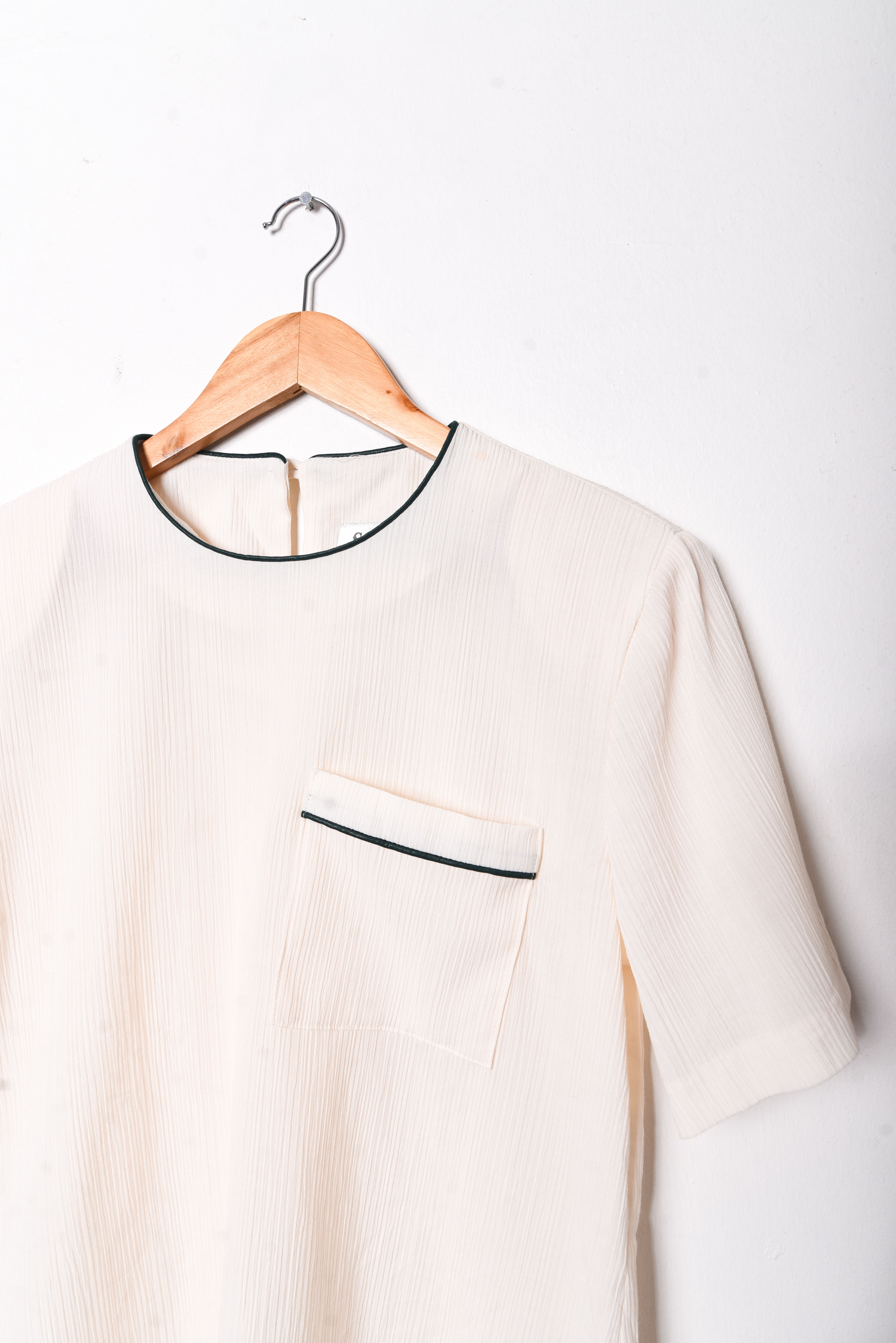 Blusa marfil 90s