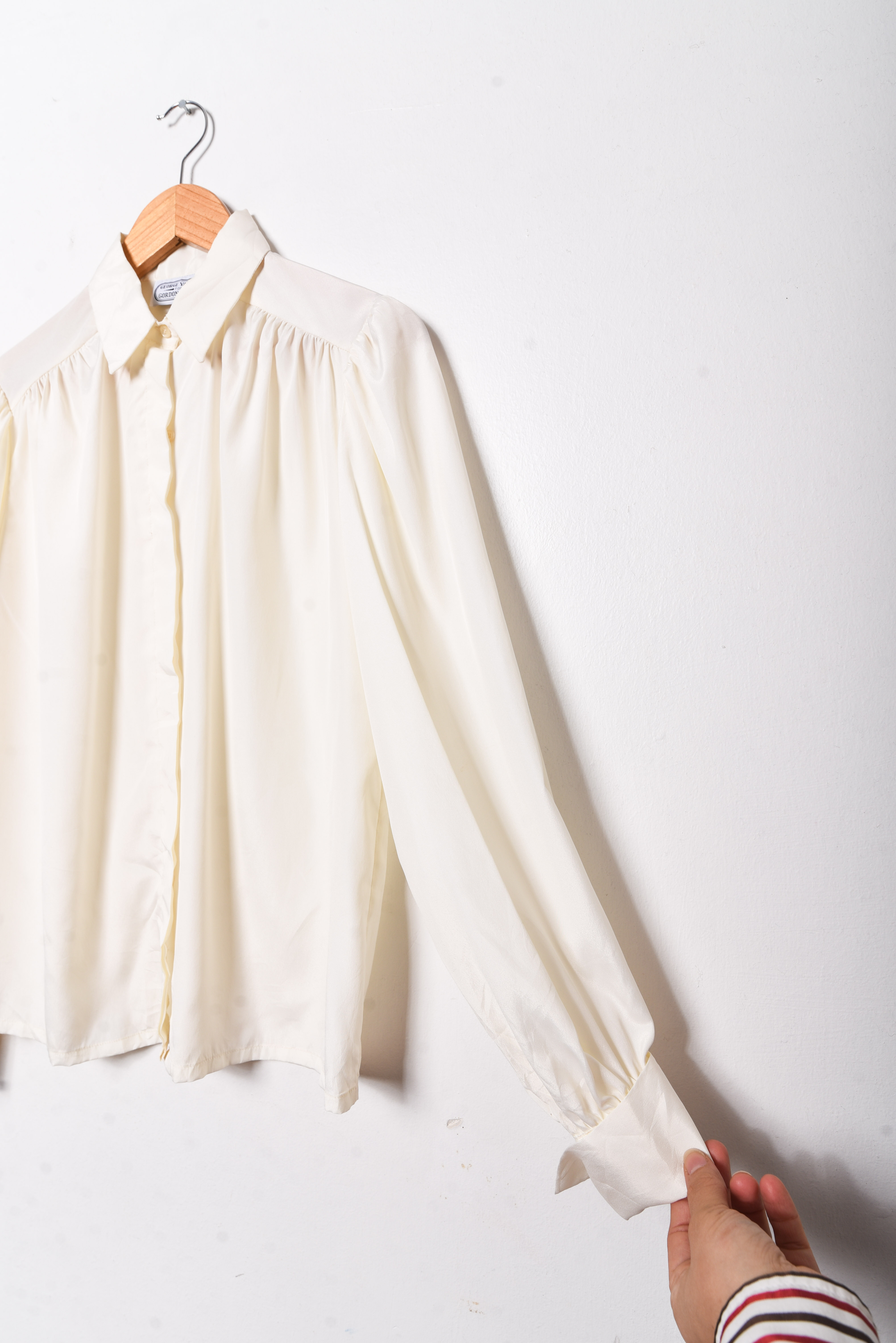 Blusa marfil vintage 90s