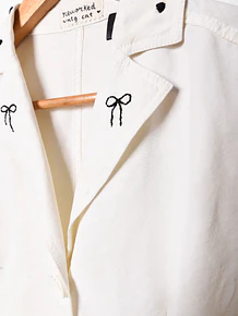 Blazer seda reworked Vntg Cat