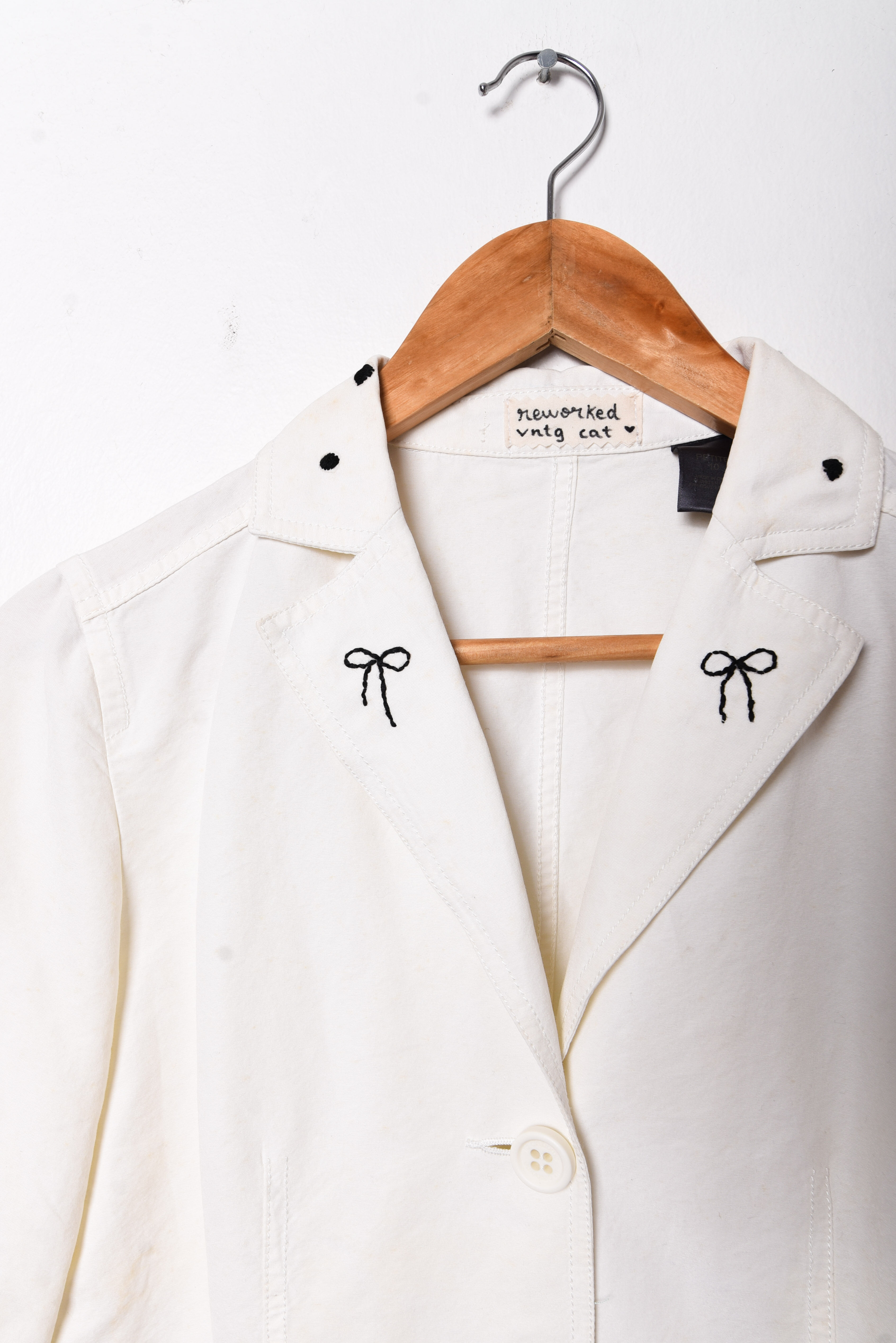 Blazer seda reworked Vntg Cat