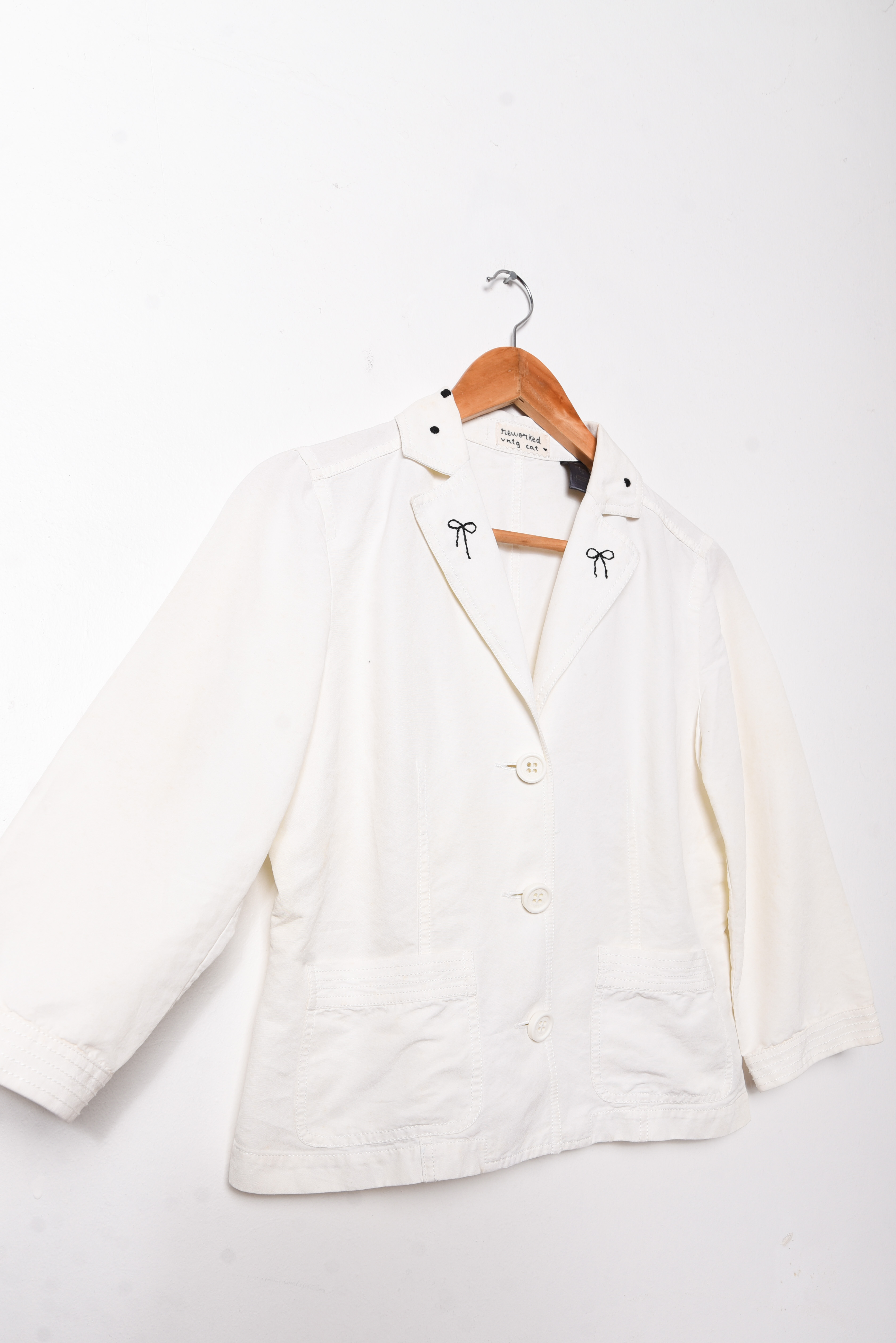 Blazer seda reworked Vntg Cat