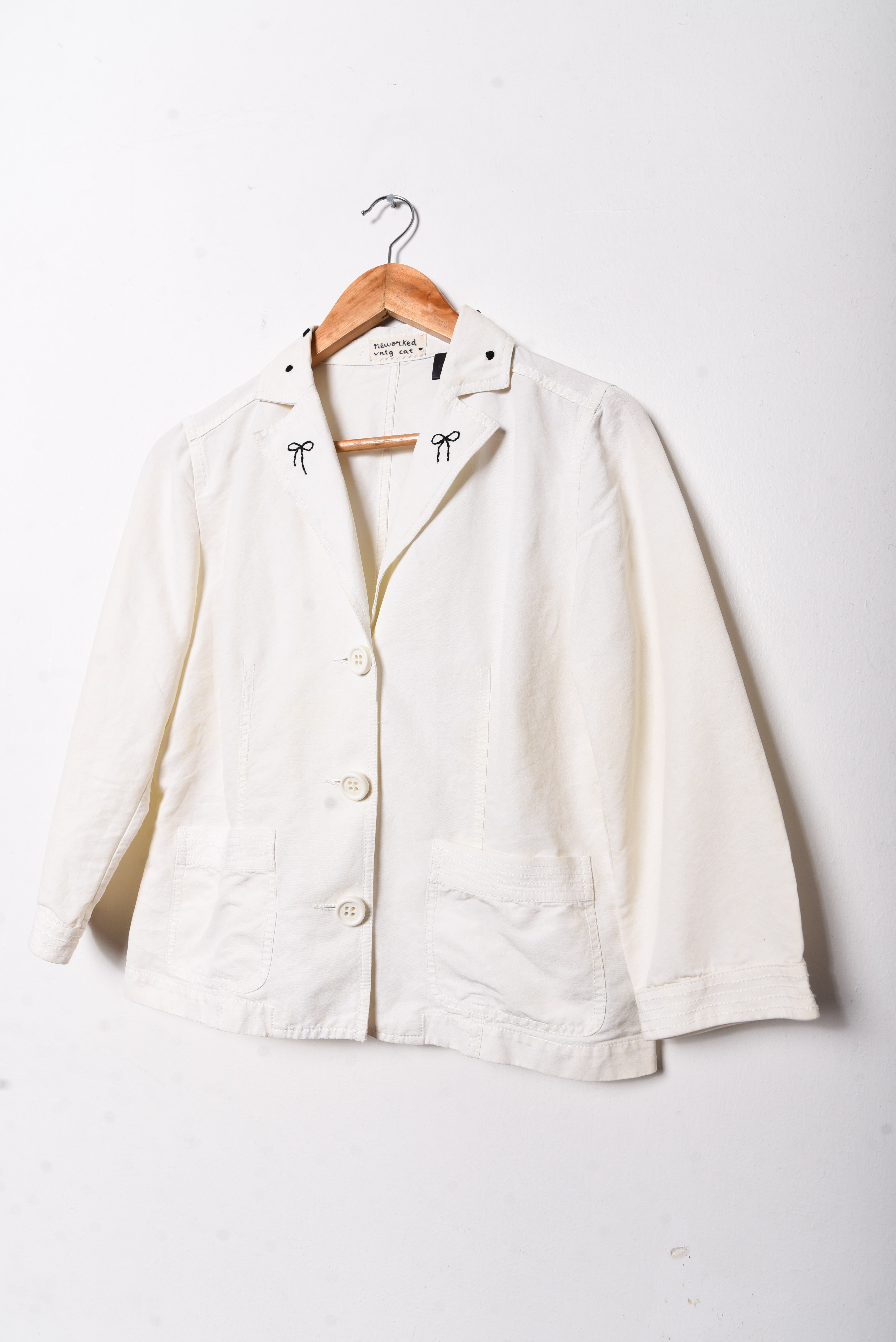 Blazer seda reworked Vntg Cat