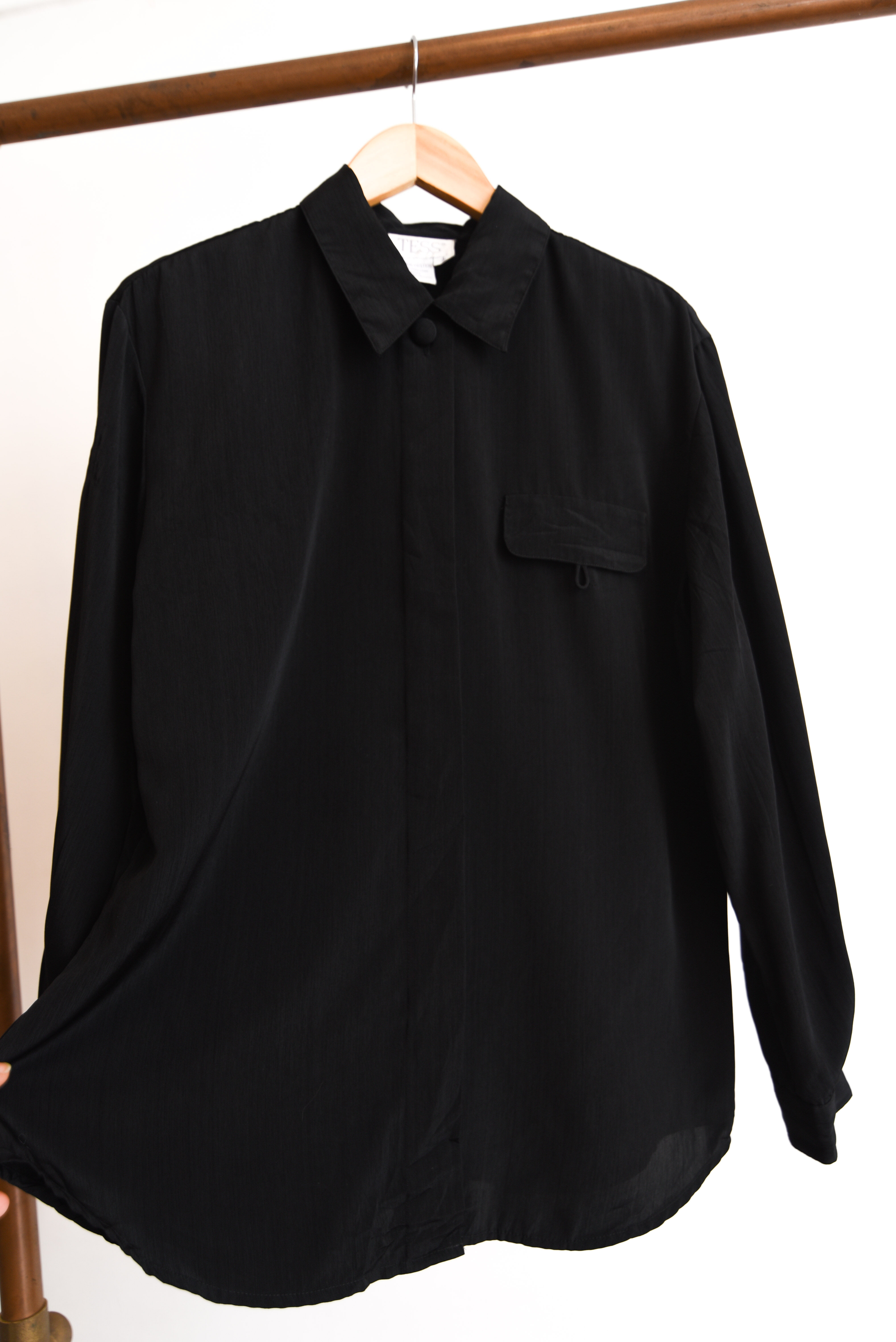 Blusa vintage black 90s
