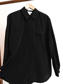 Blusa vintage black 90s