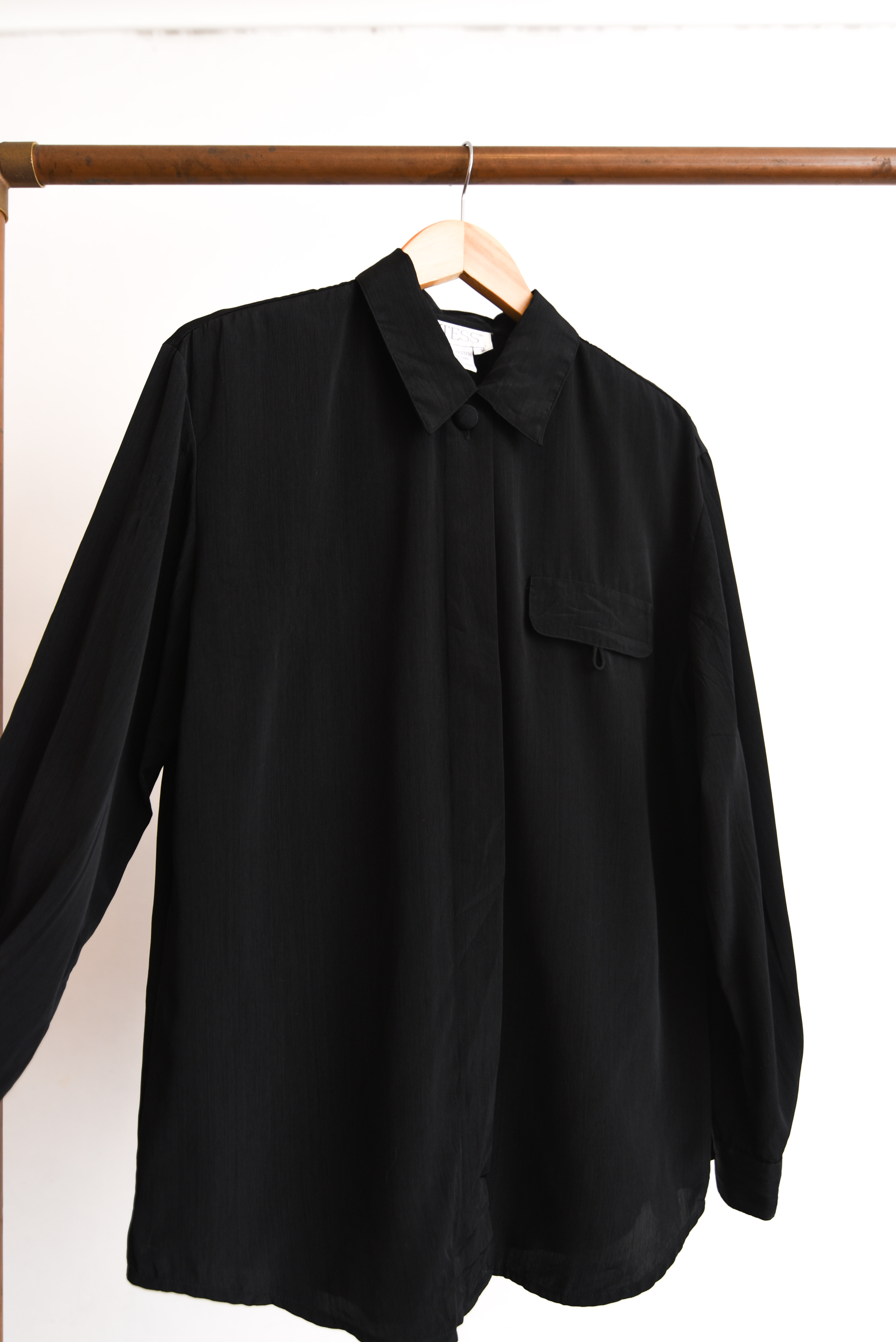 Blusa vintage black 90s