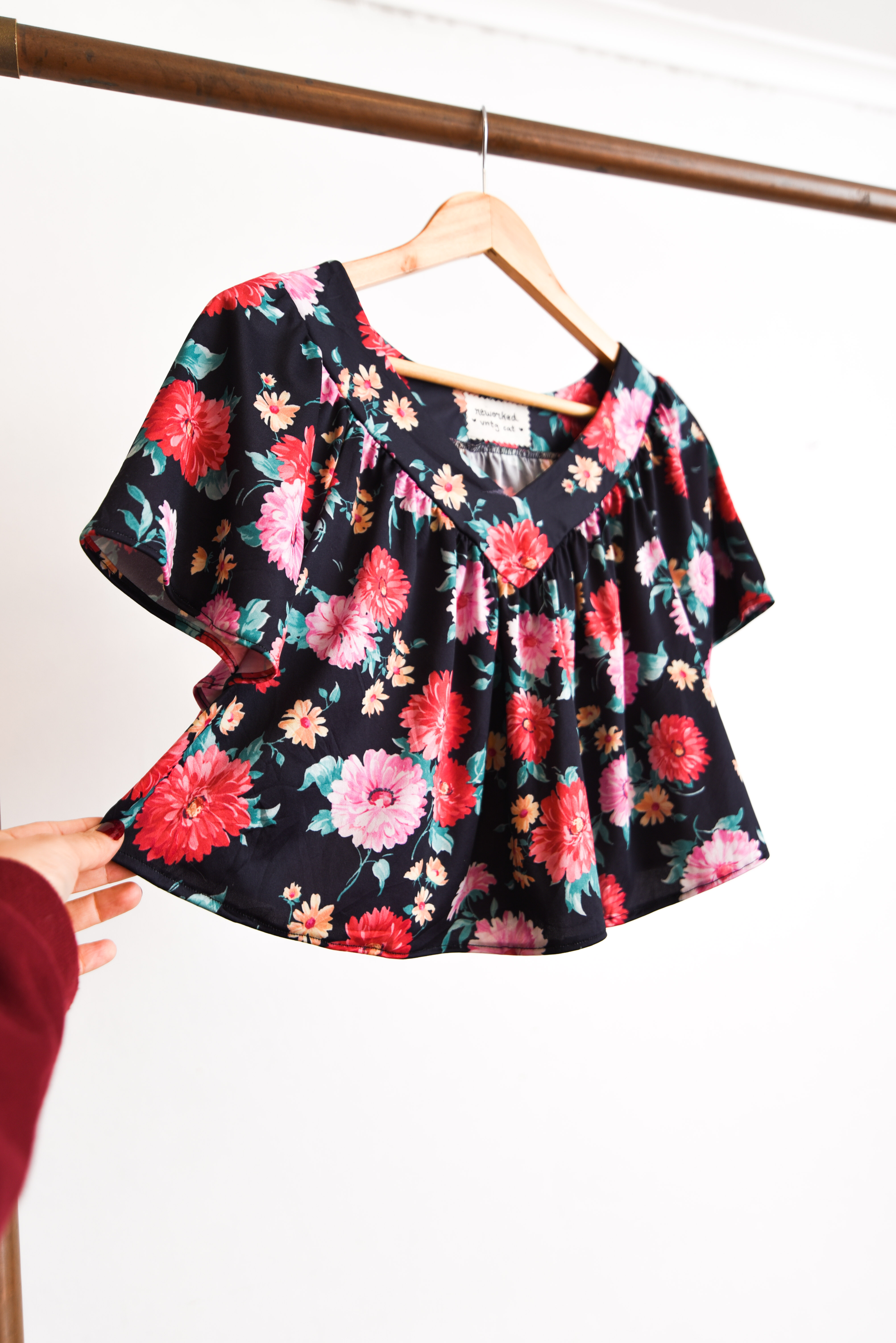 Conjunto floral vintage Reworked x Vntg Cat