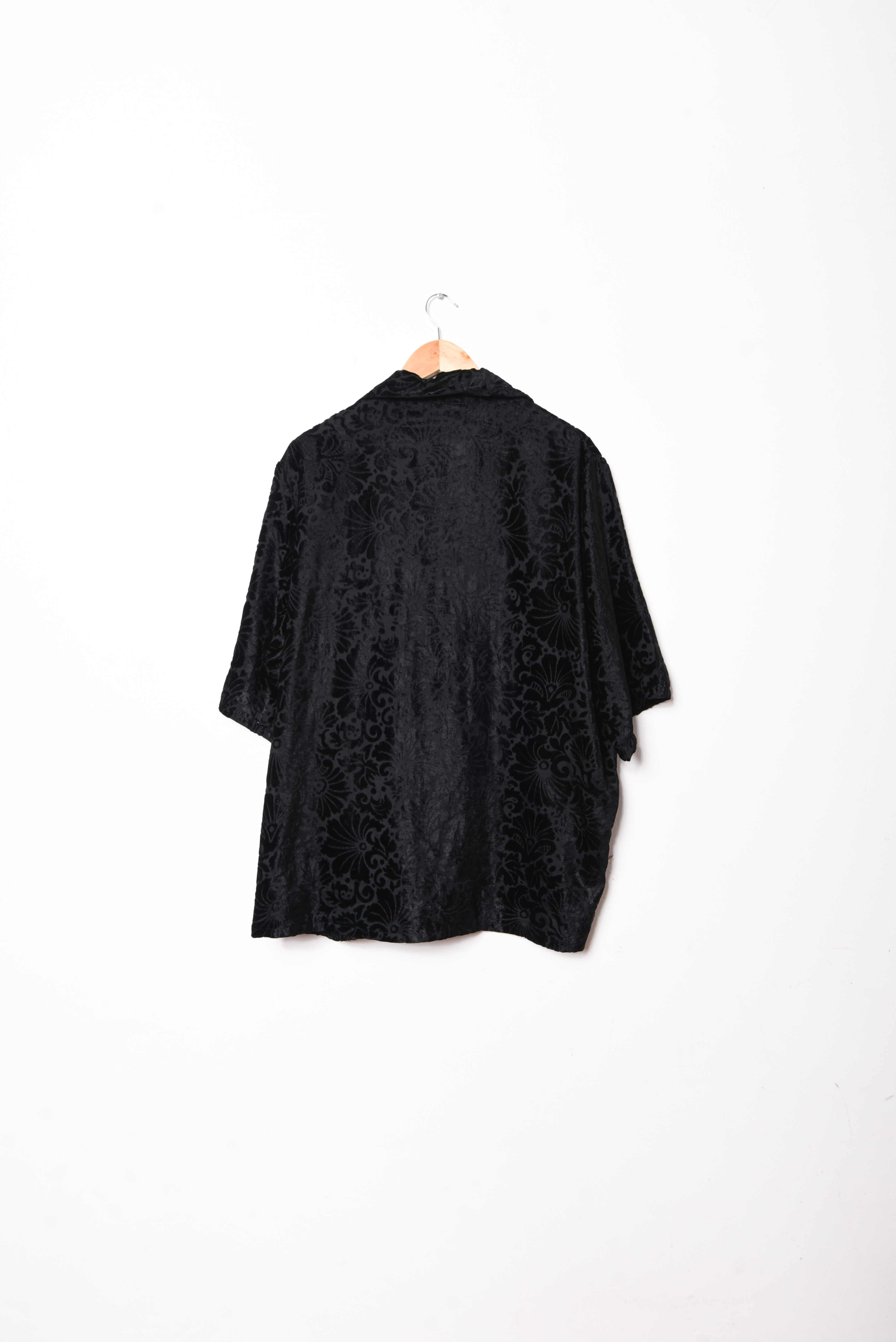 Blusa velvet transparencia