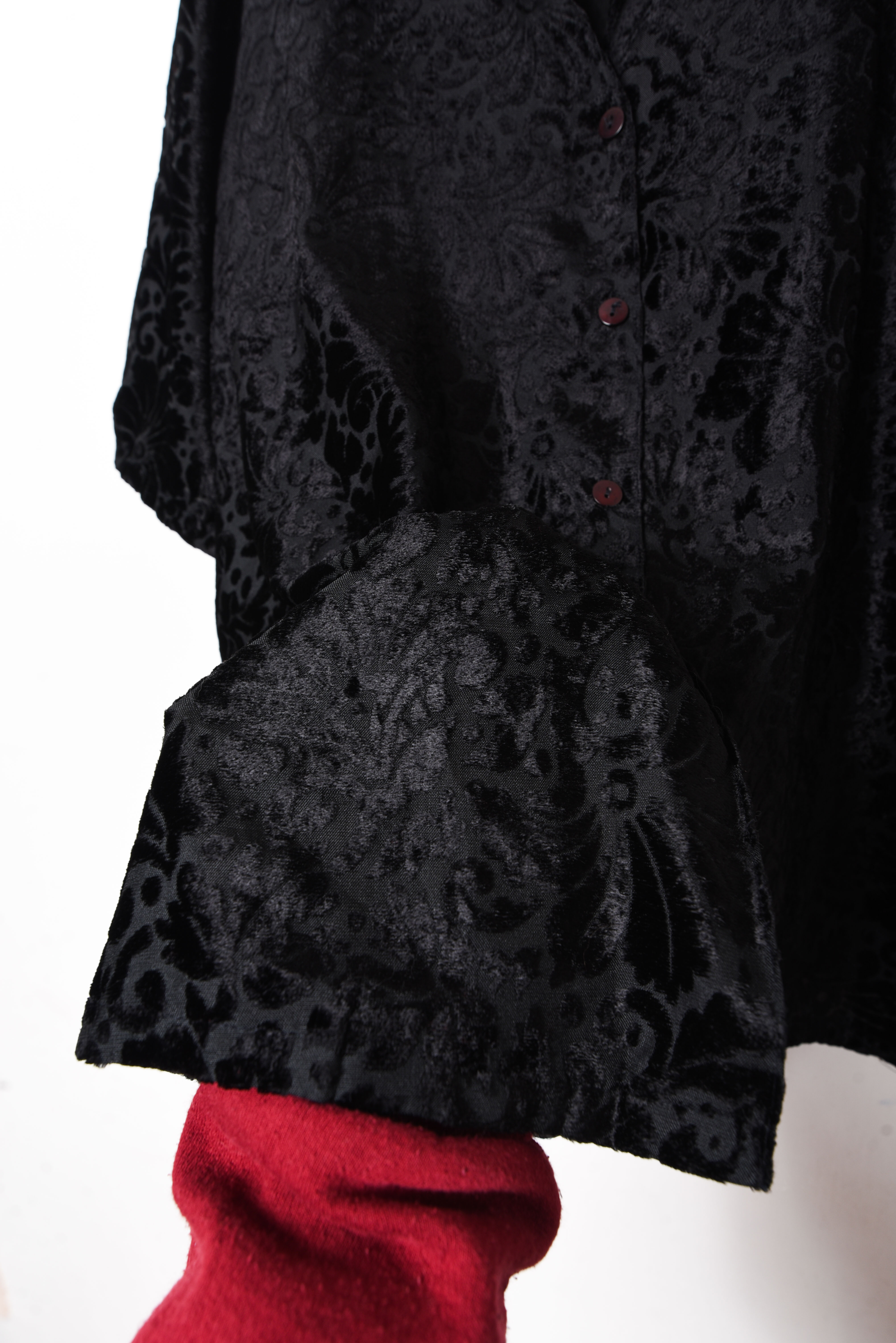 Blusa velvet transparencia