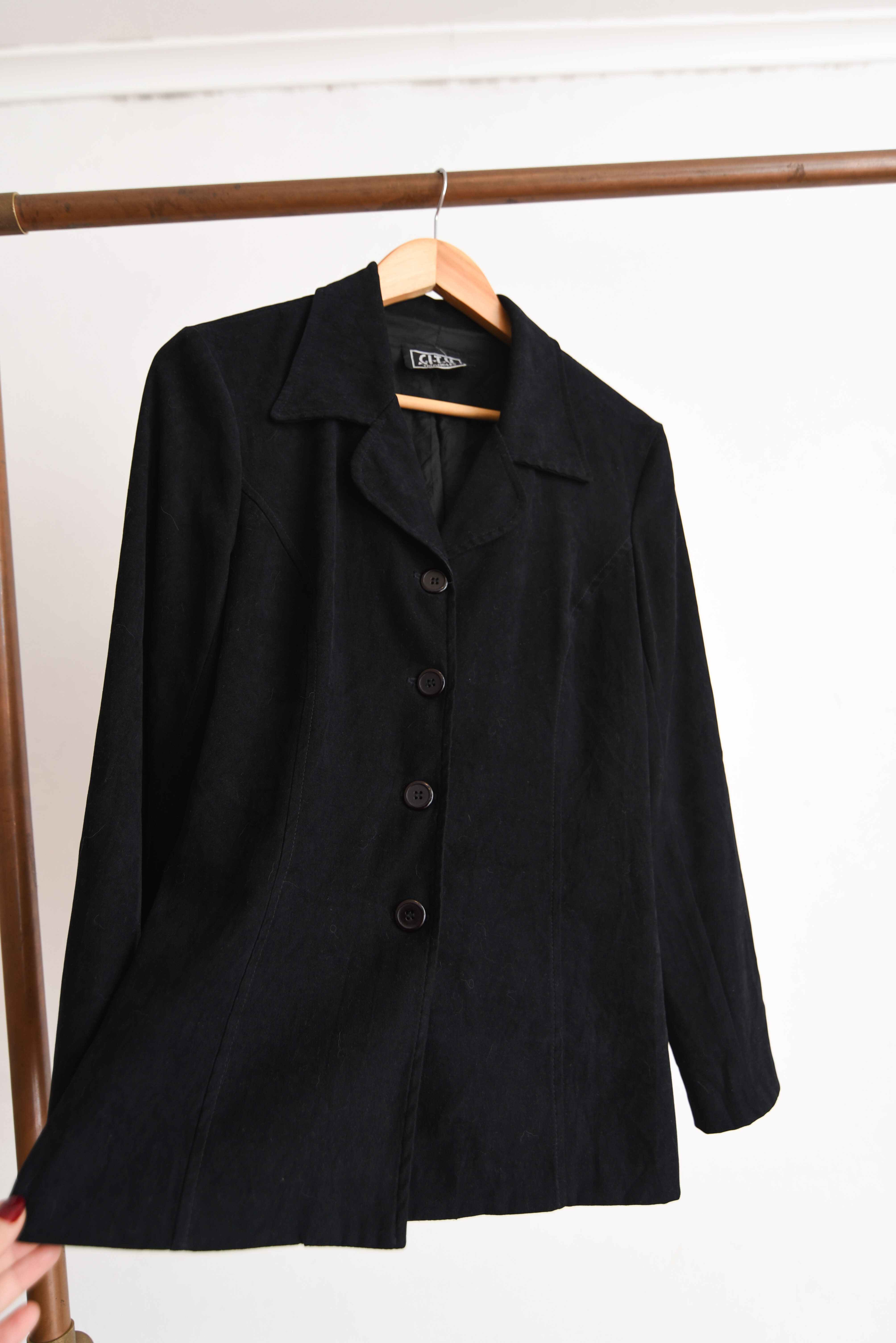 Blazer negro 90s
