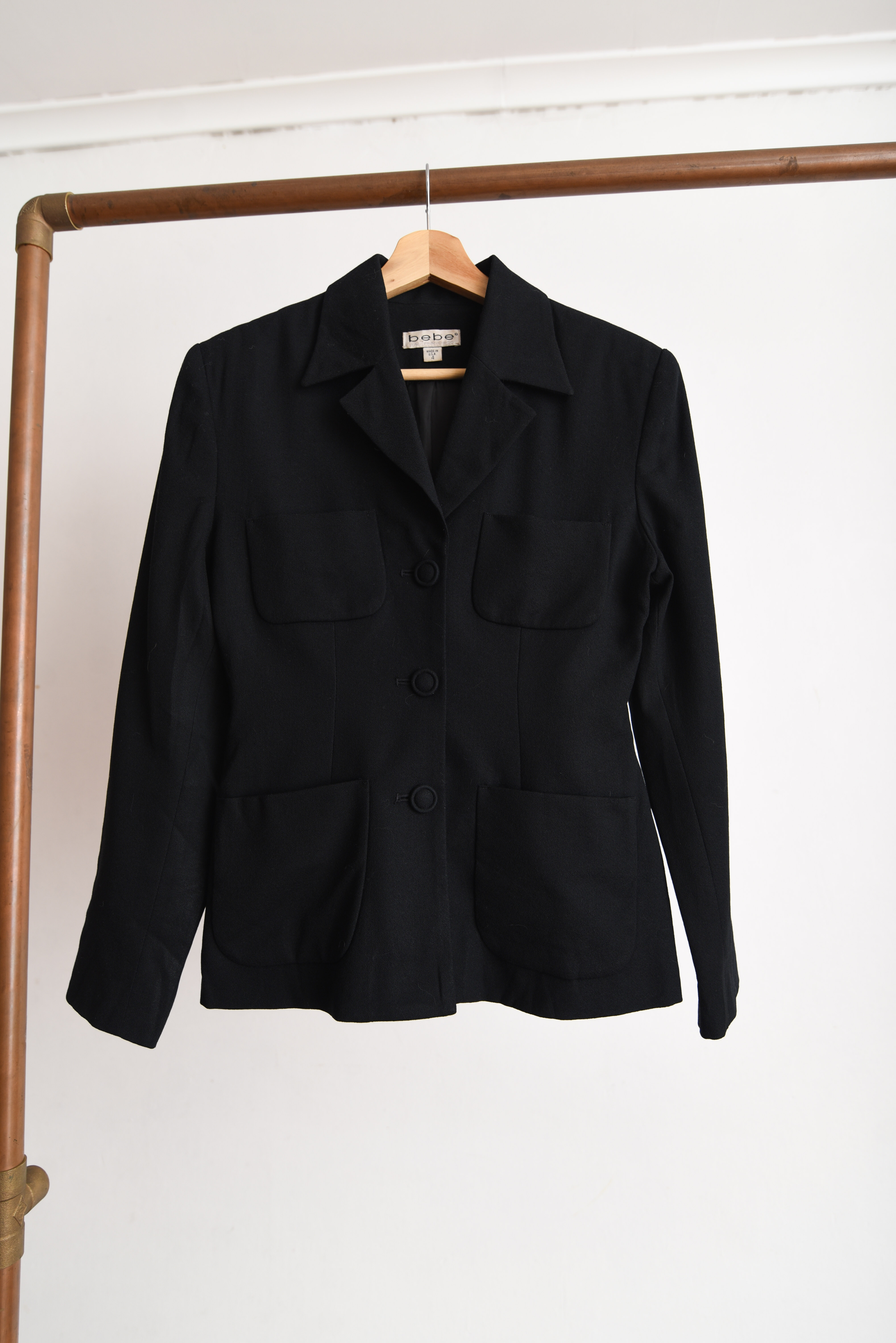 Chaqueta vintage lana 90s