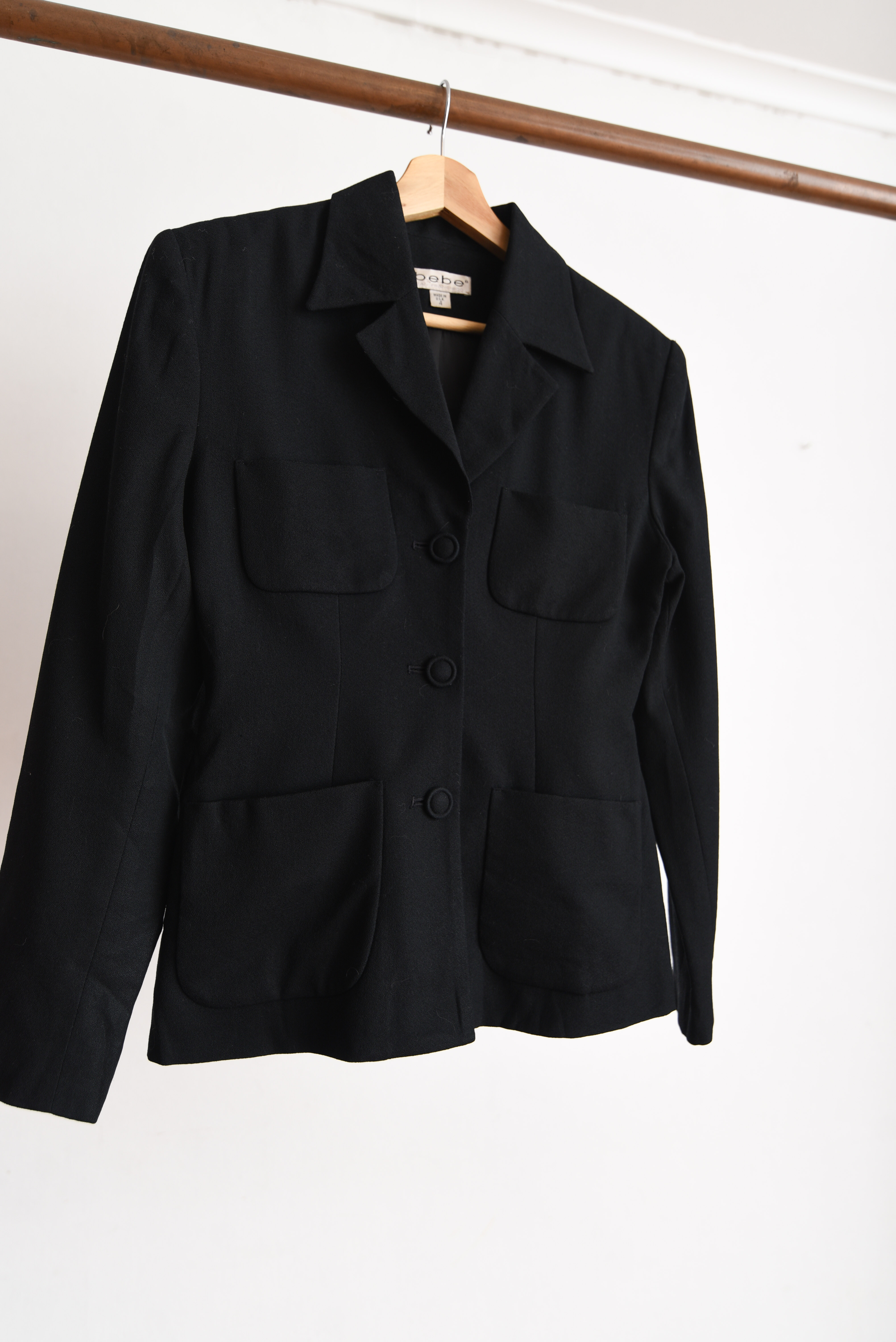 Chaqueta vintage lana 90s