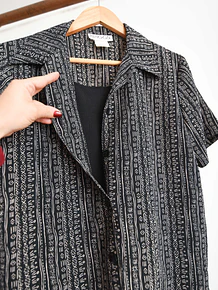 Camisa 90s folk print
