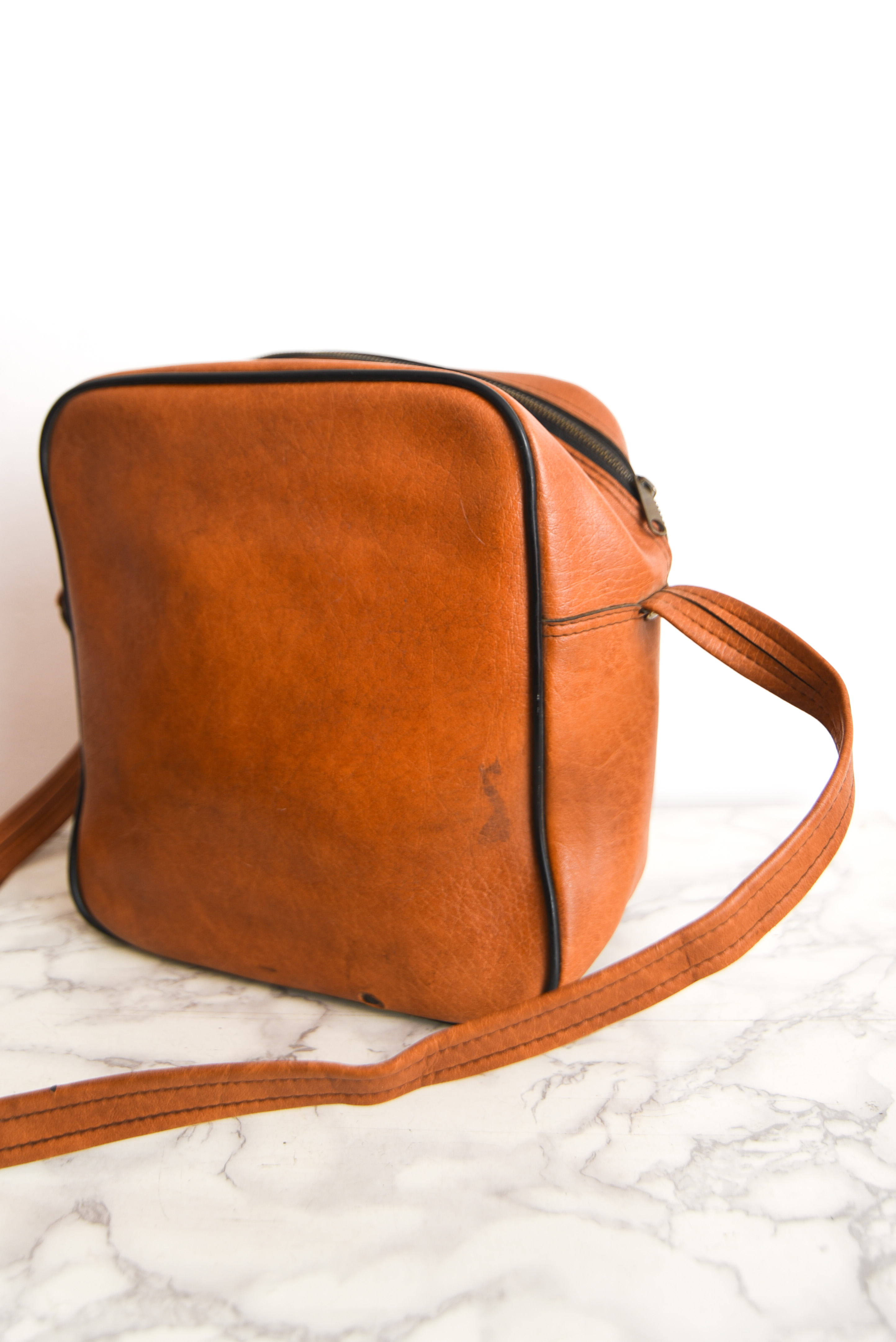 Bolso vintage 70s camel