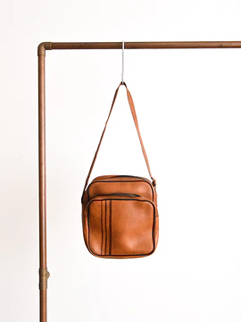 Bolso vintage 70s camel