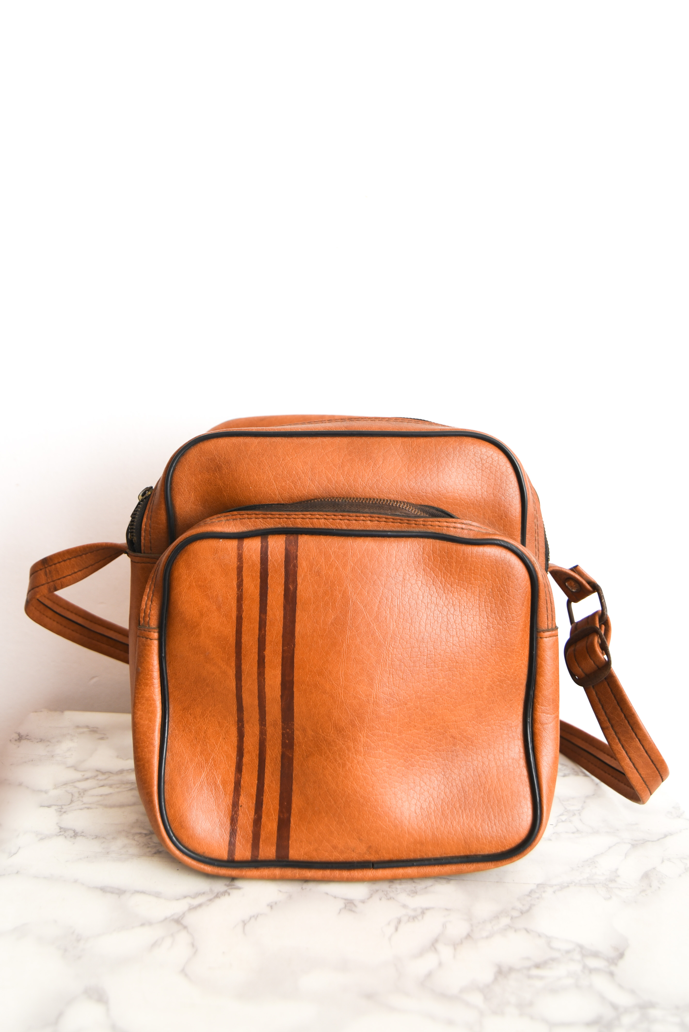 Bolso vintage 70s camel