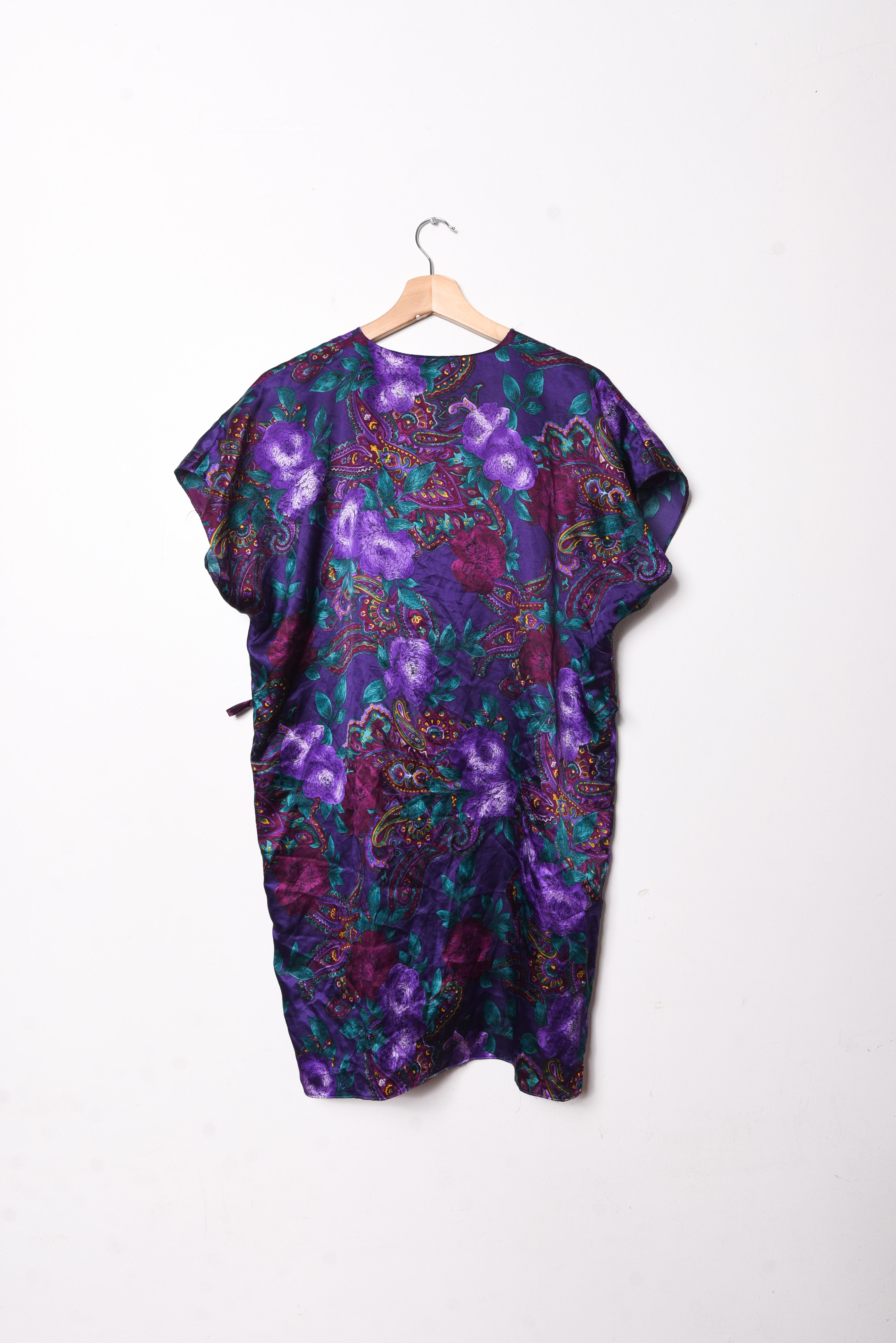 Kimono satín purple 80s
