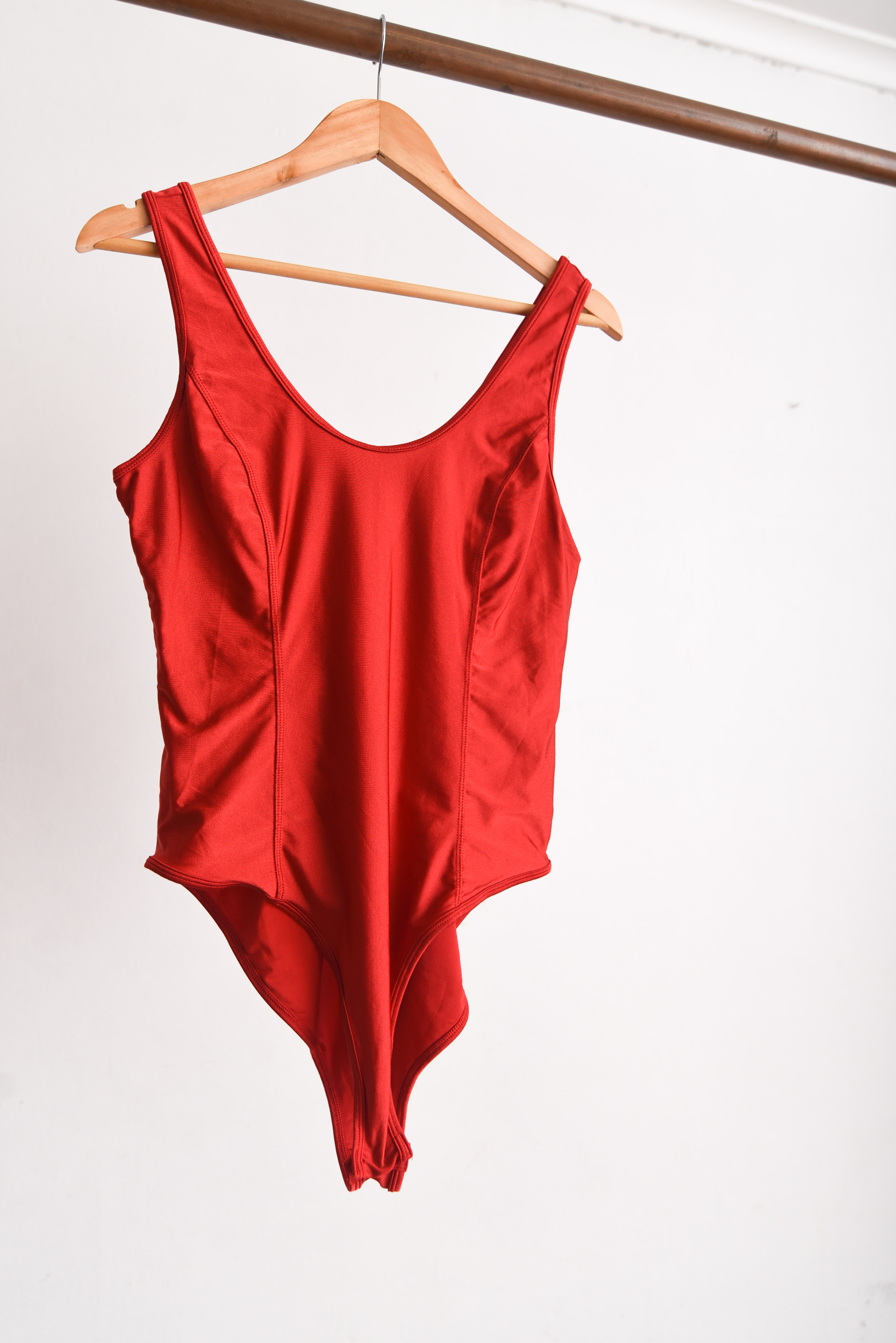 Body rojo lycra