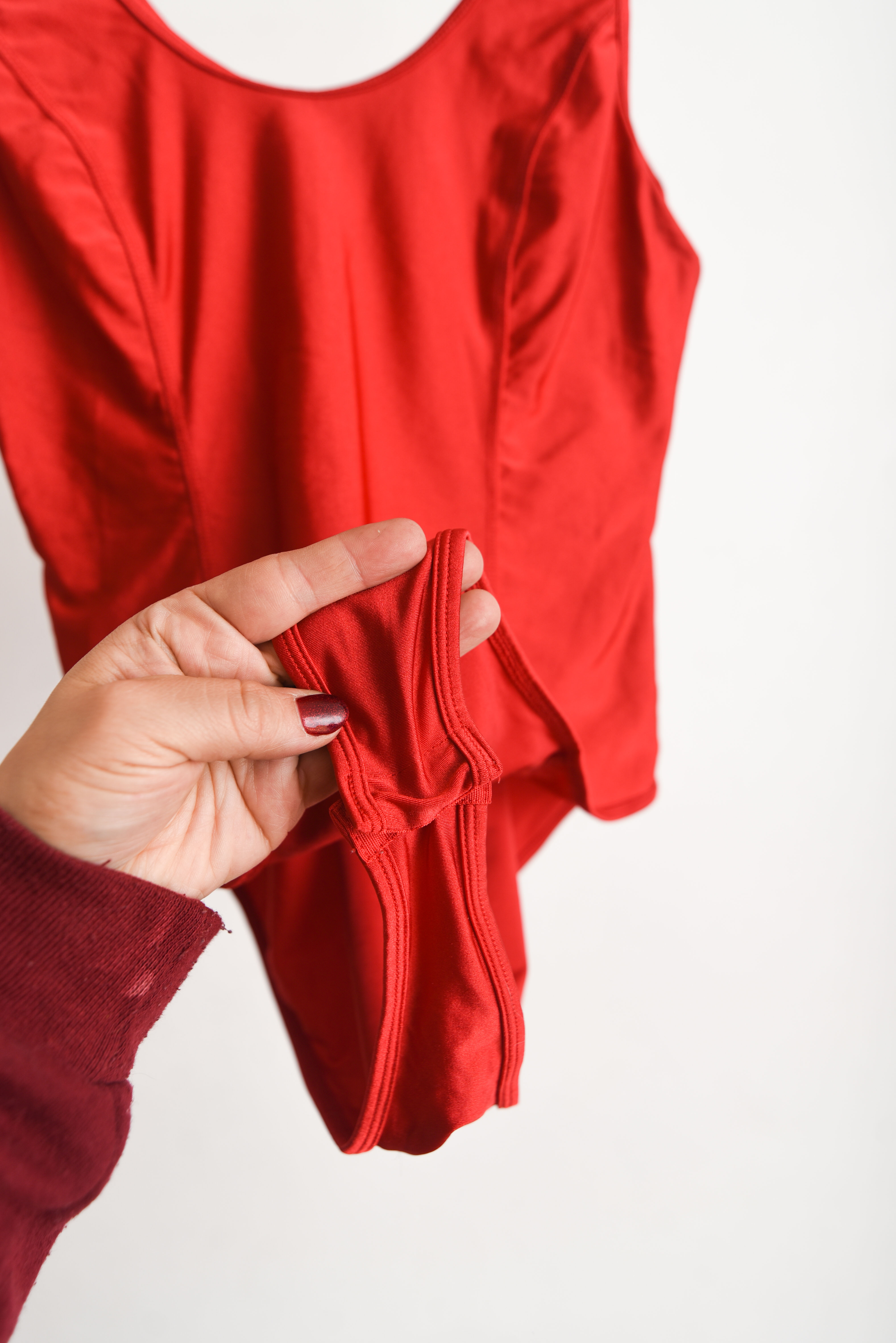 Body rojo lycra