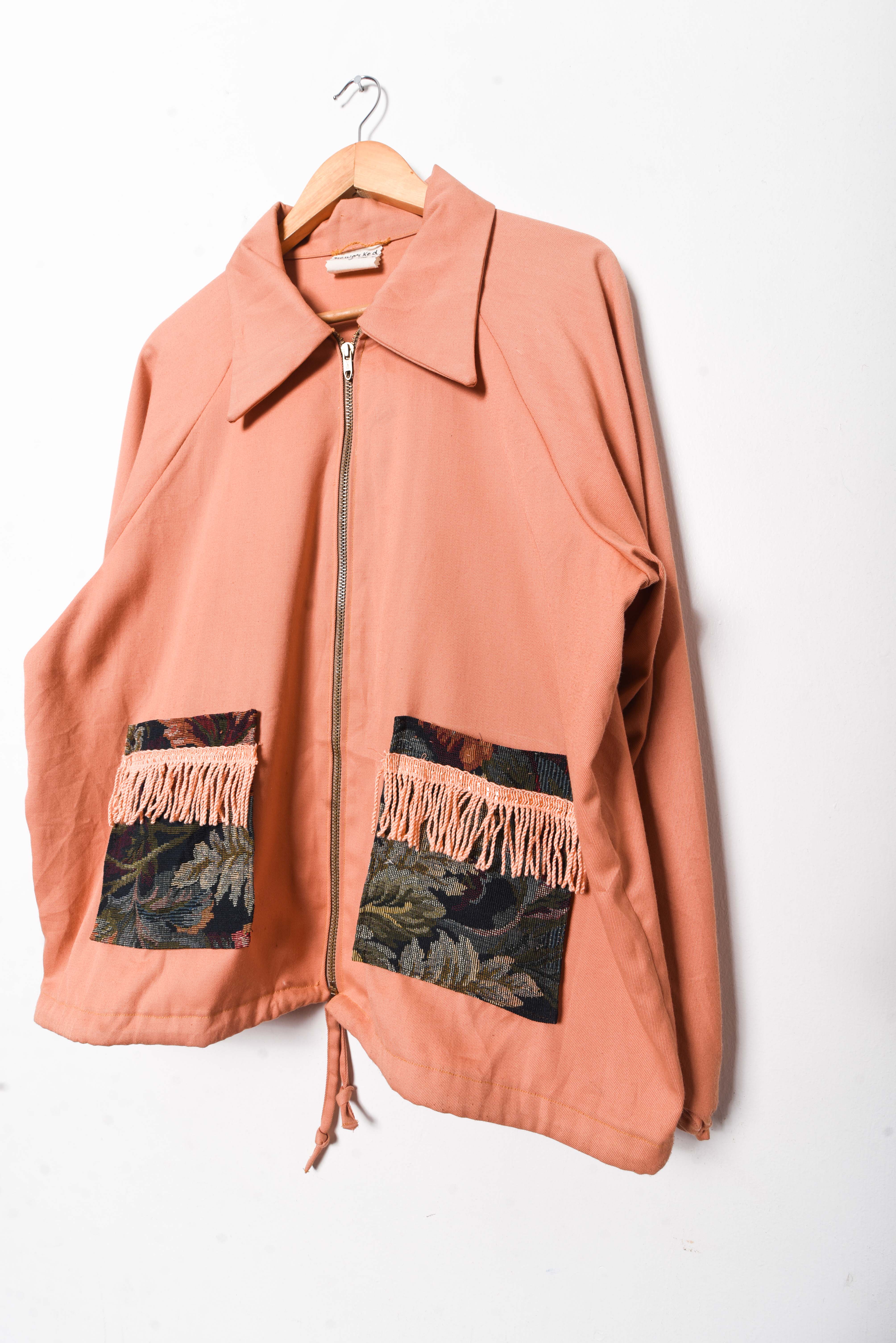 Chaqueta coral Reworked x Vntg Cat