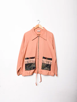 Chaqueta coral Reworked x Vntg Cat