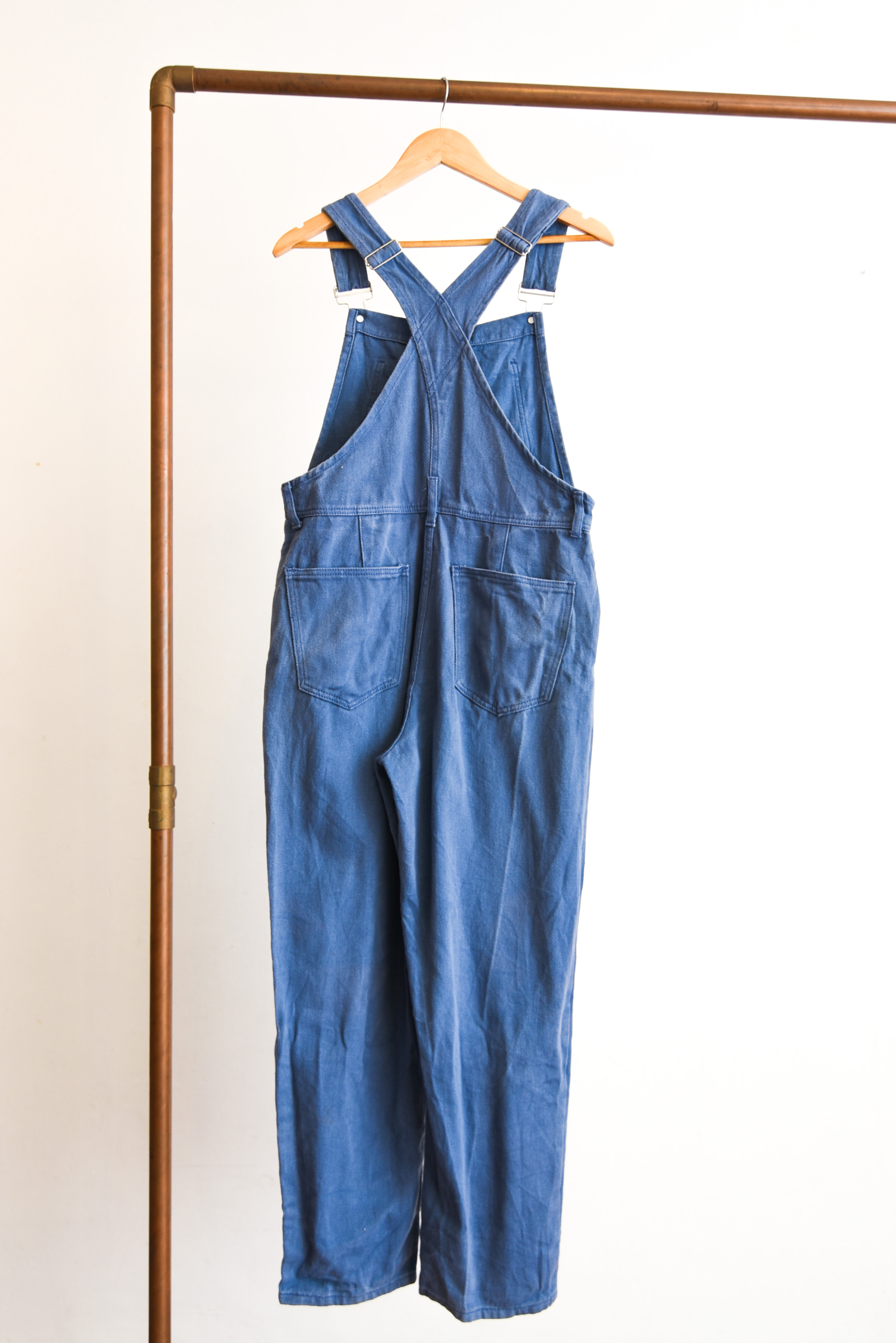 Jardinera denim azul piedra