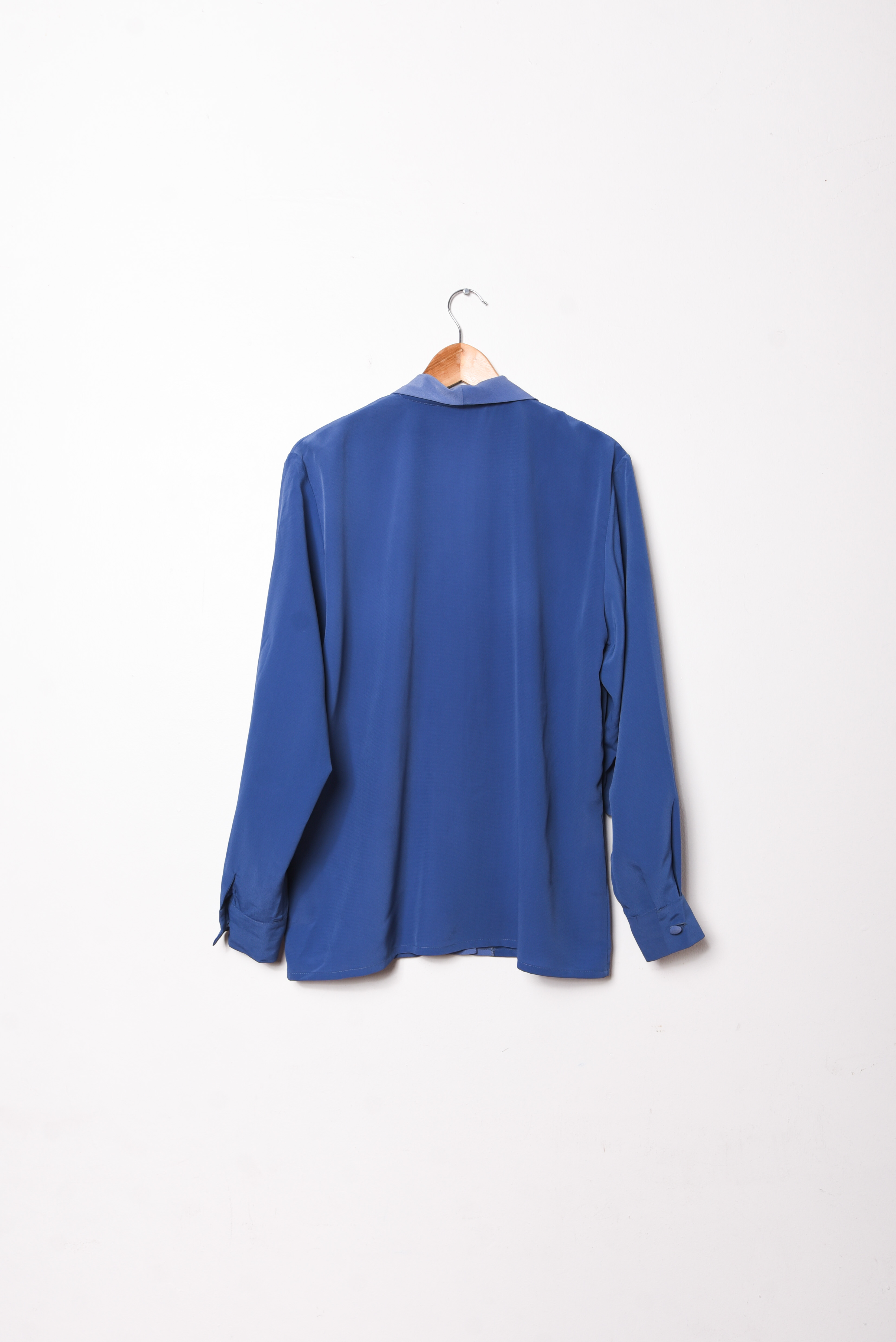 Blusa bicolor azulina vintage