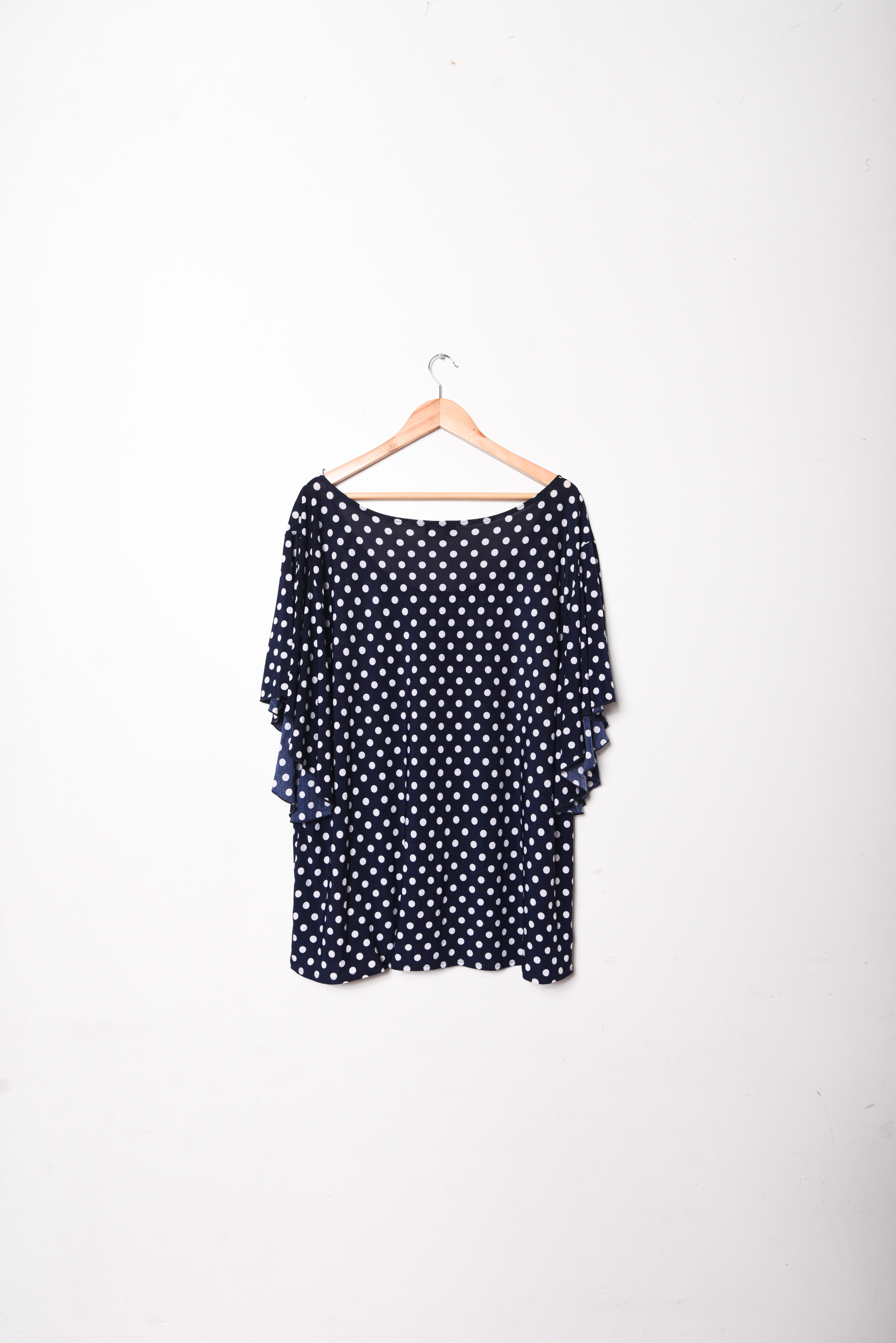 Polera lunares plus size