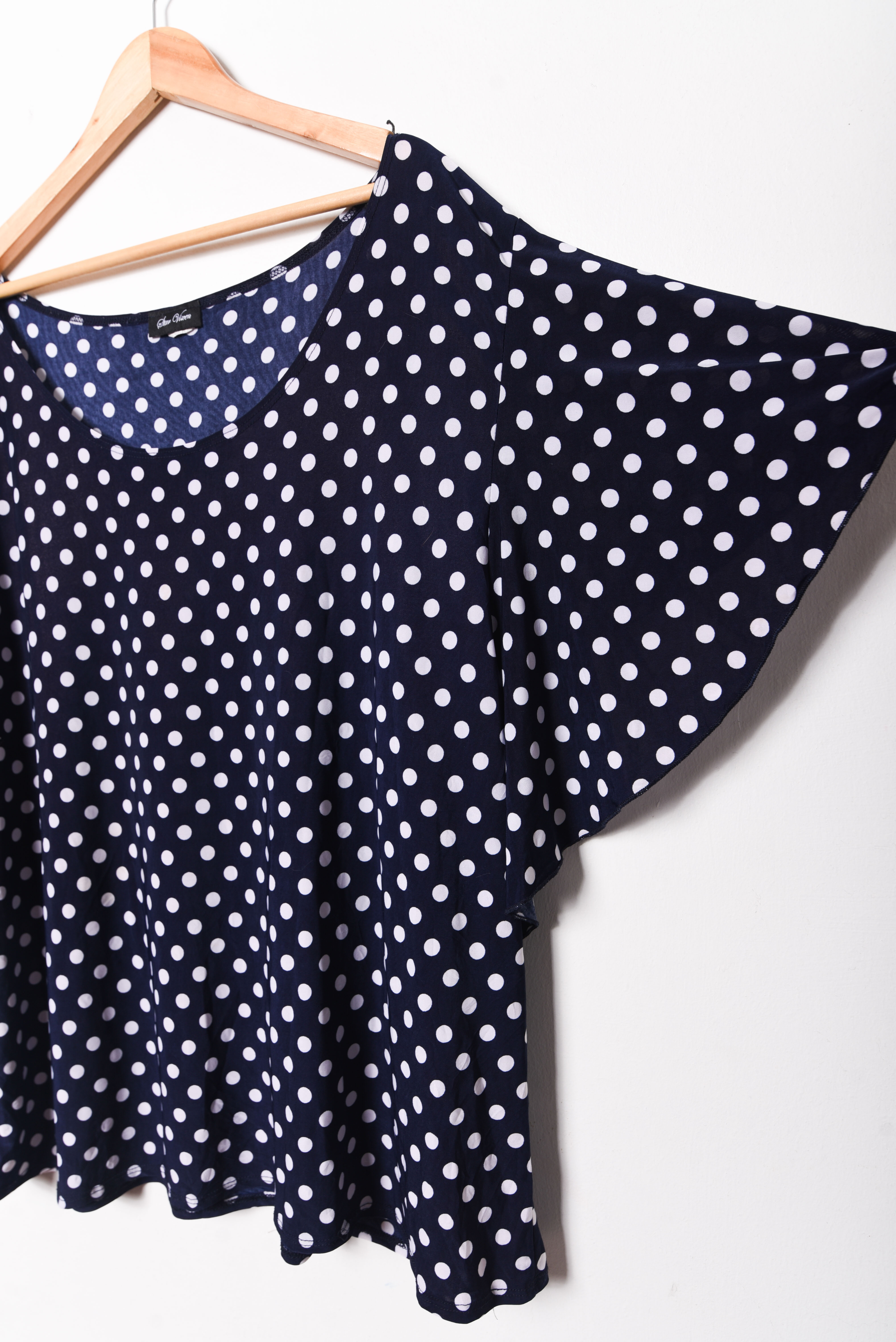 Polera lunares plus size