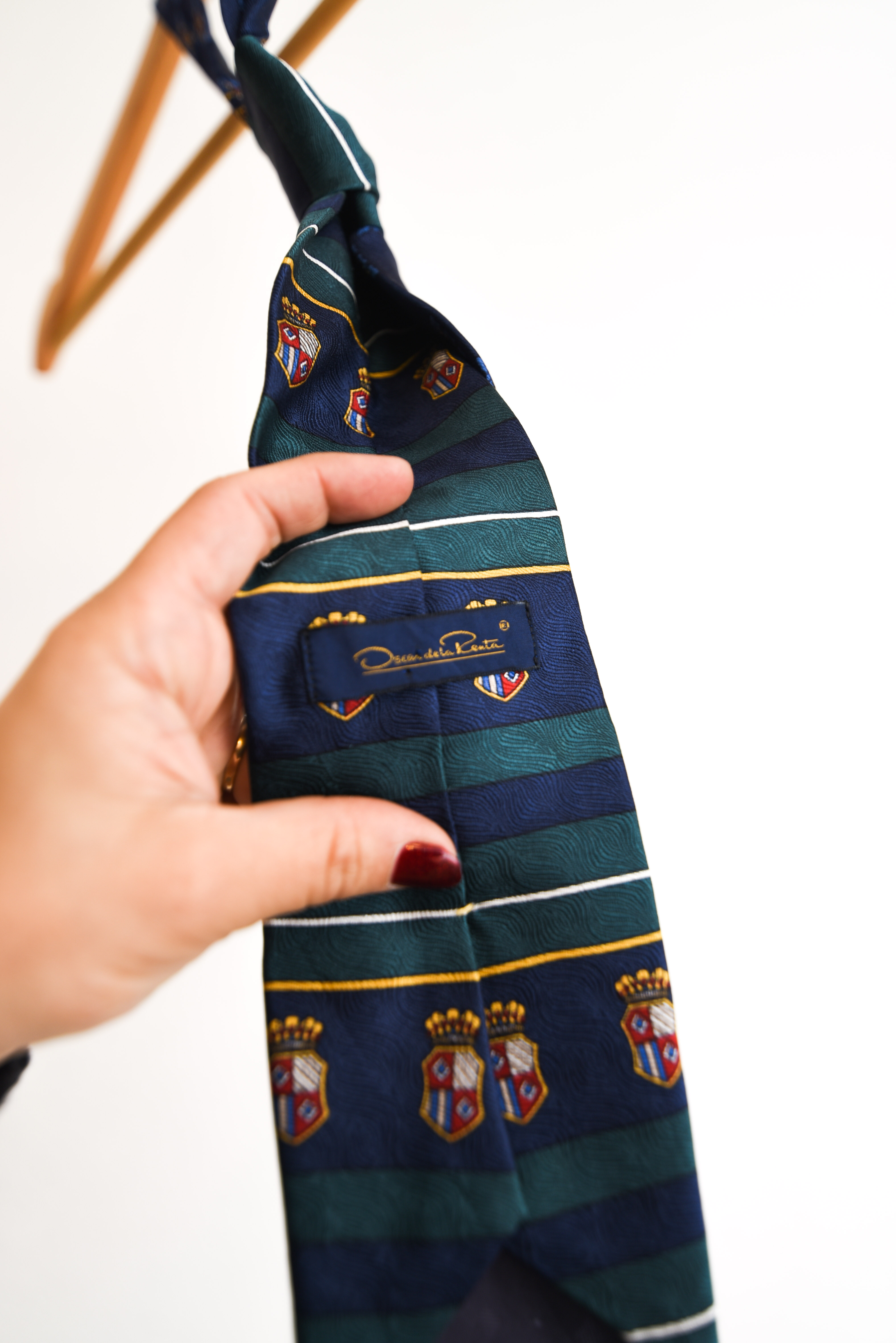 Corbata seda Oscar de la Renta
