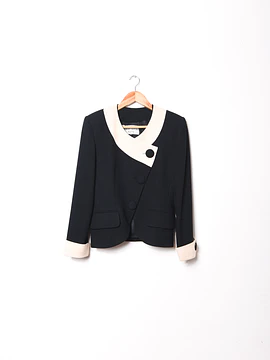 Chaqueta b&w vintage wool