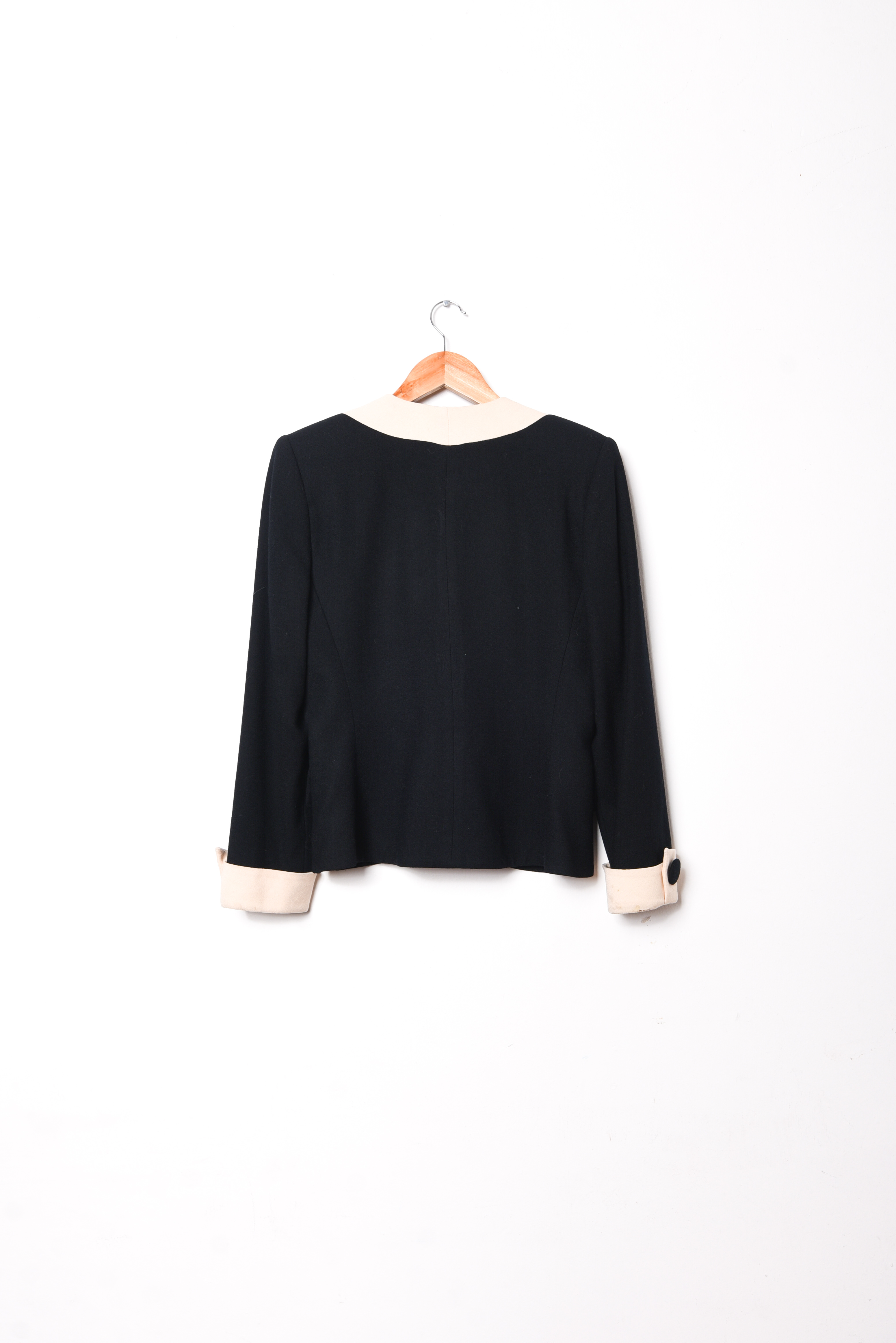 Chaqueta b&w vintage wool