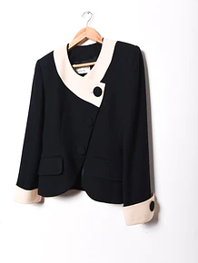 Chaqueta b&w vintage wool