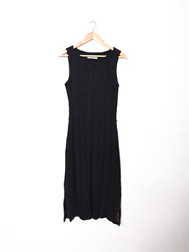 Vestido negro 90s encaje