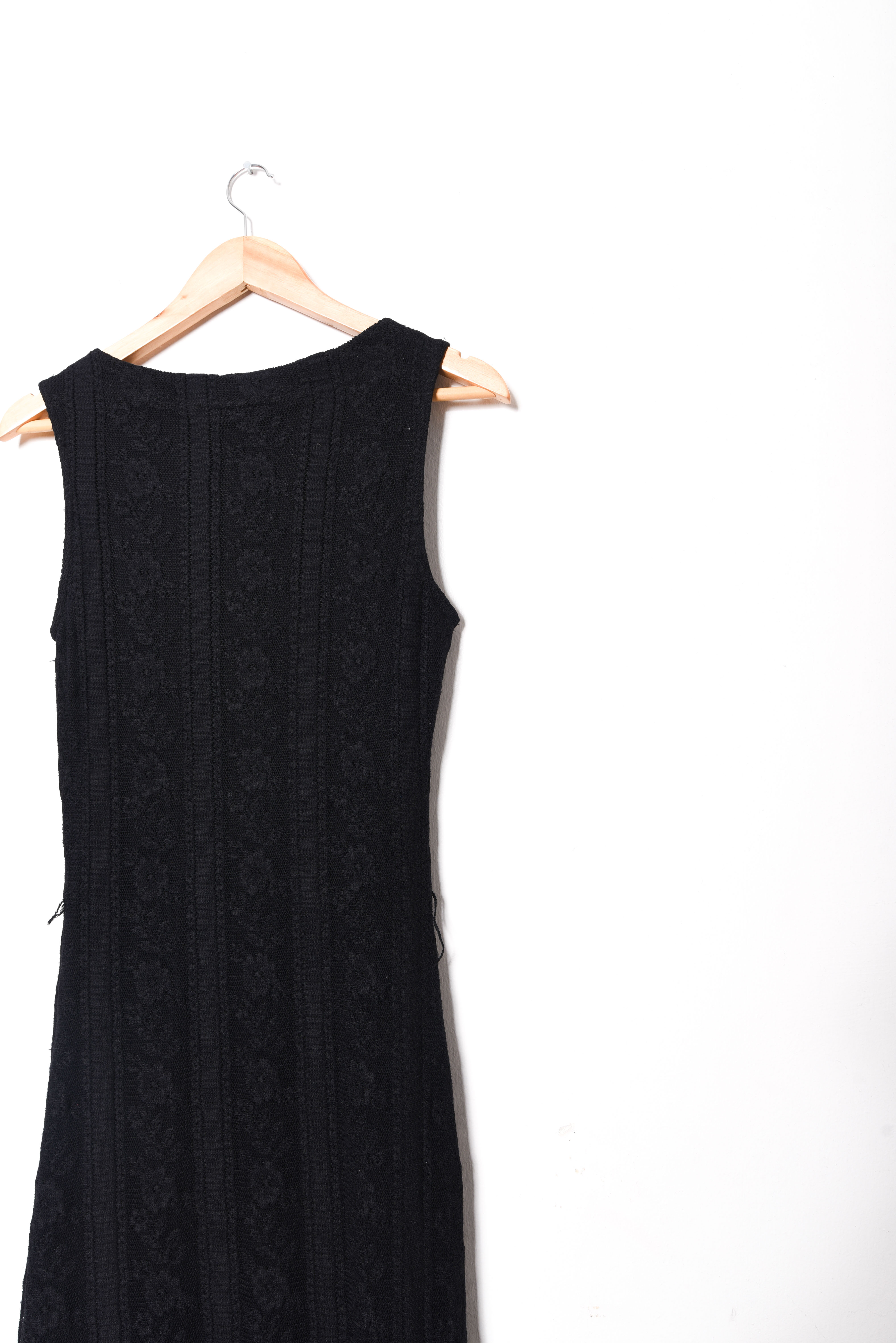Vestido negro 90s encaje
