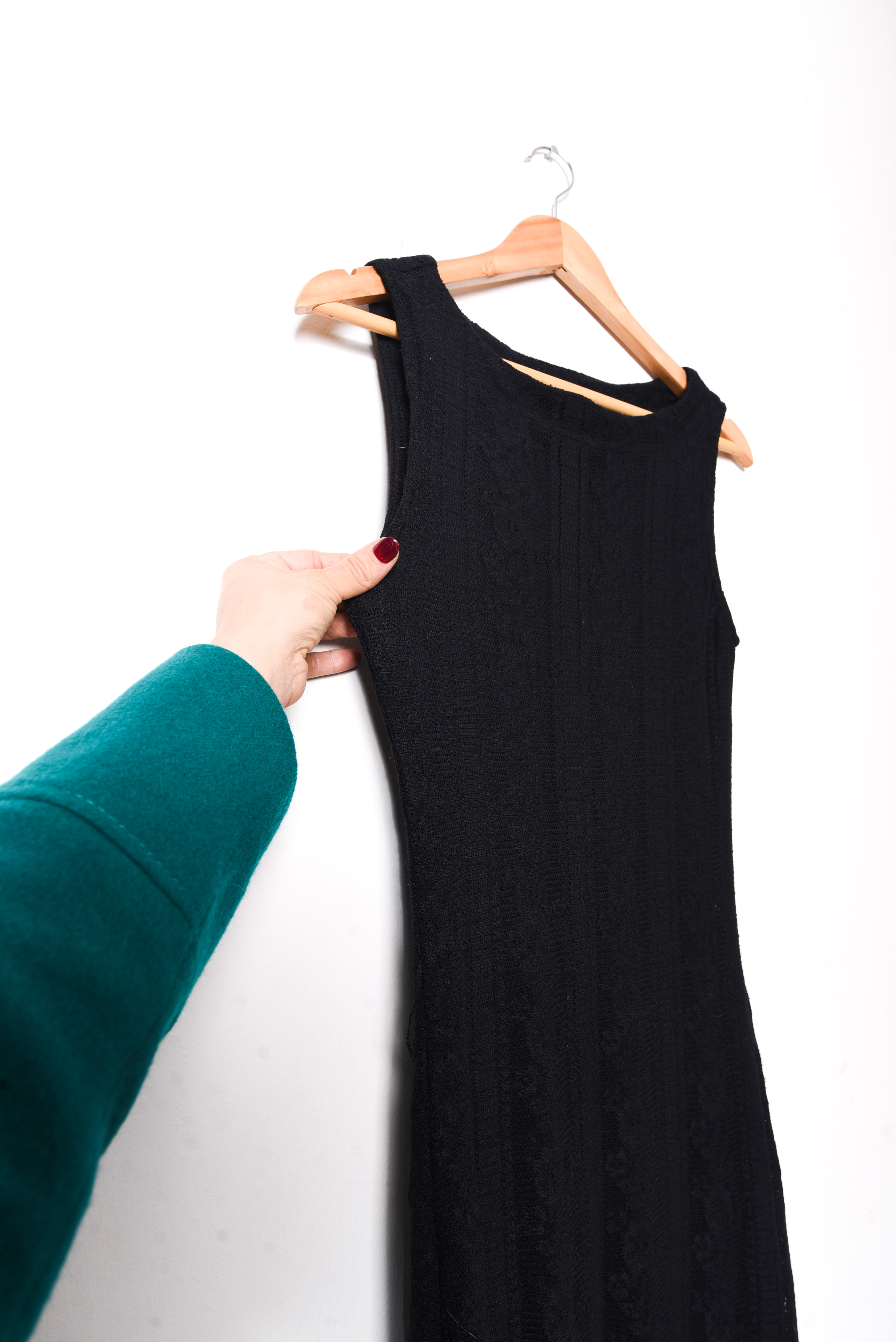 Vestido negro 90s encaje