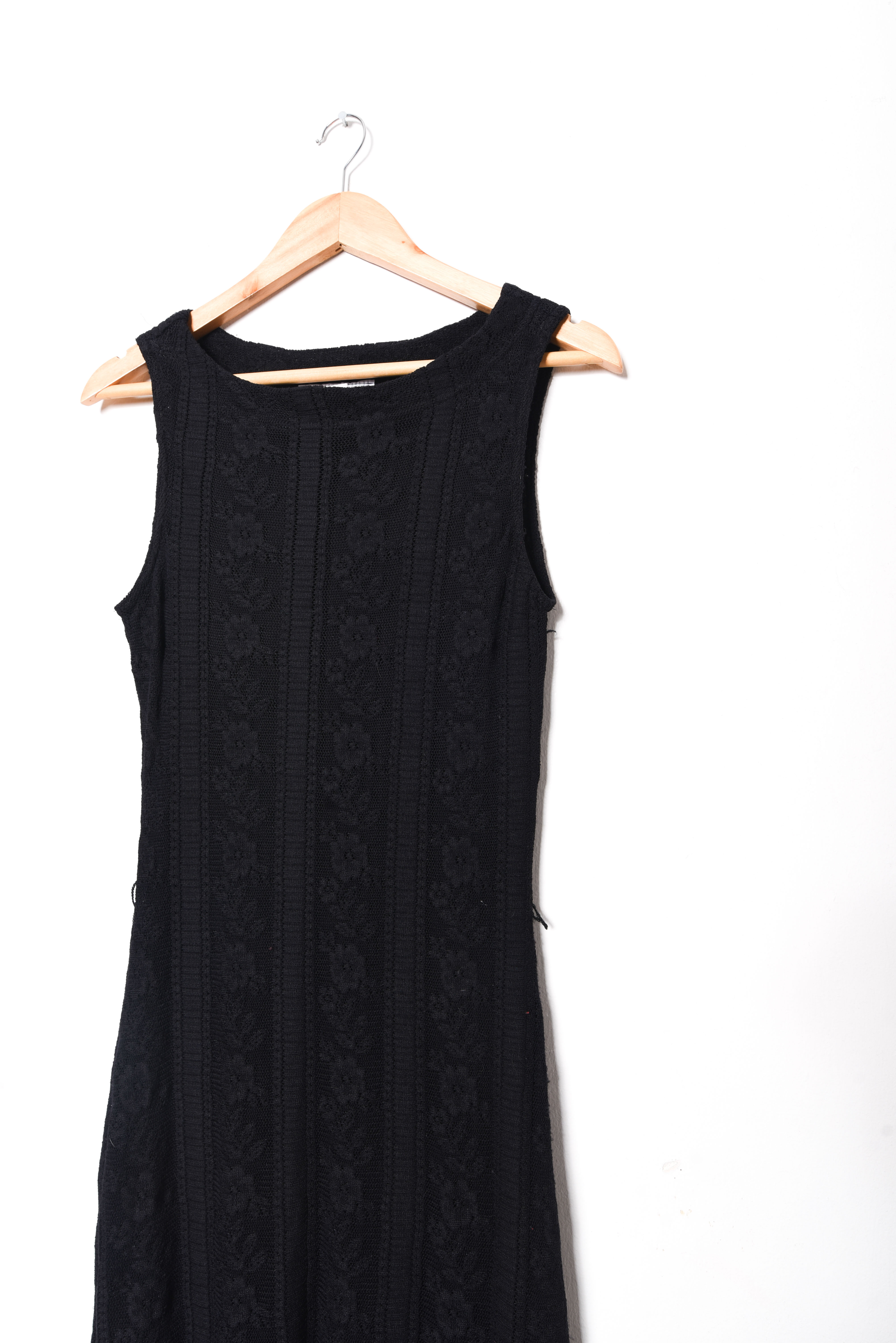 Vestido negro 90s encaje