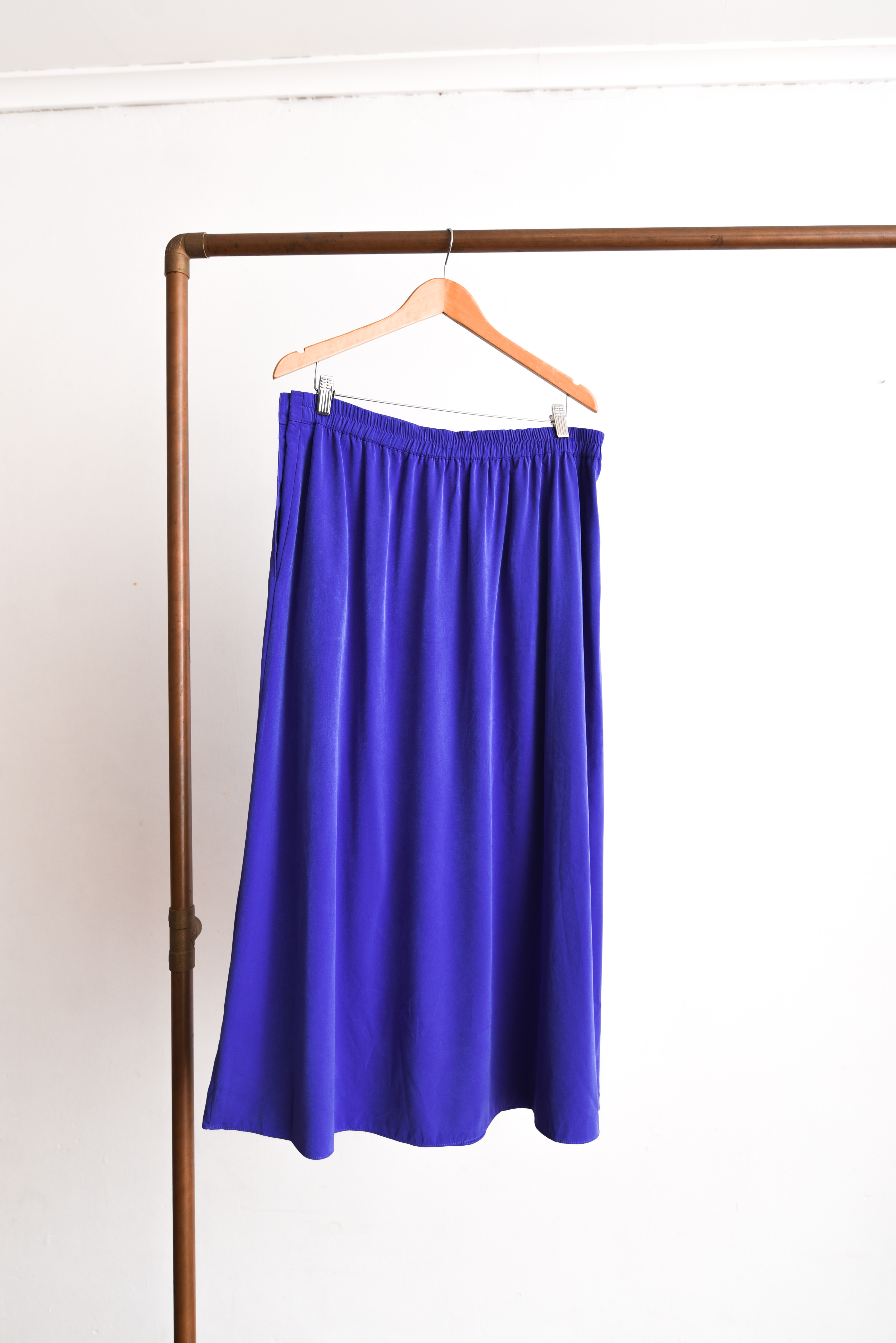 Maxi falda azul klein 90s