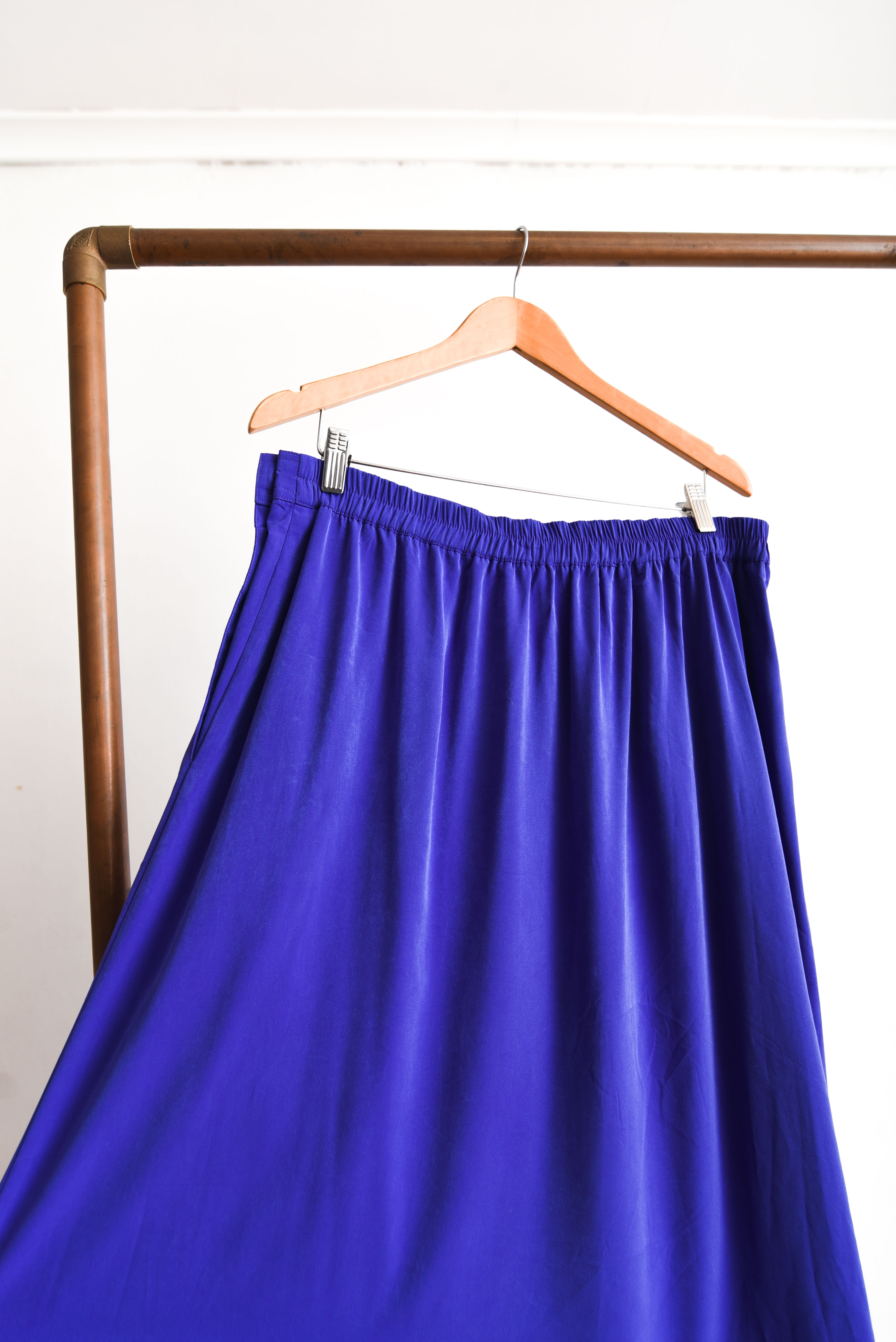 Maxi falda azul klein 90s