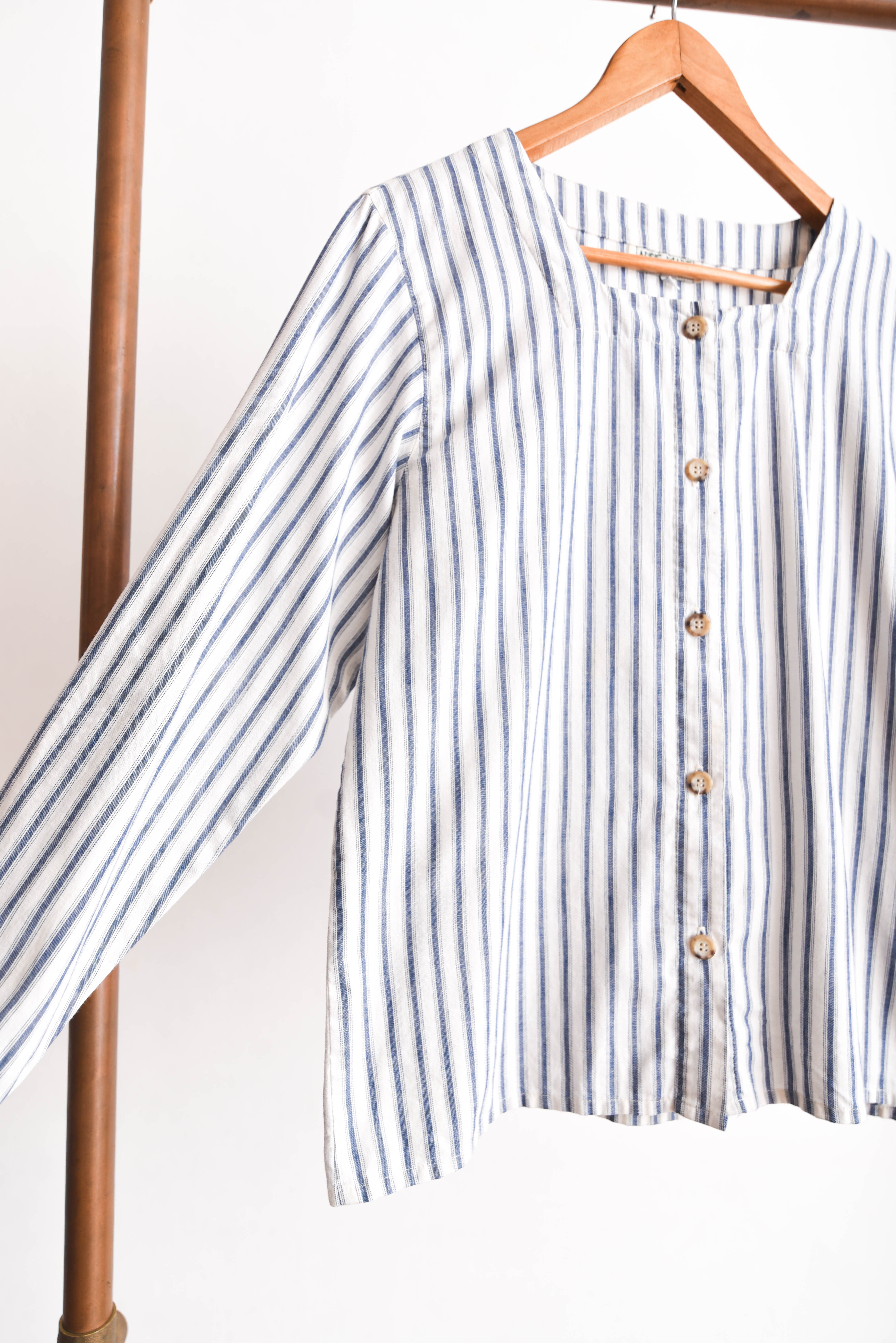 Blusa cotton stripes 90s