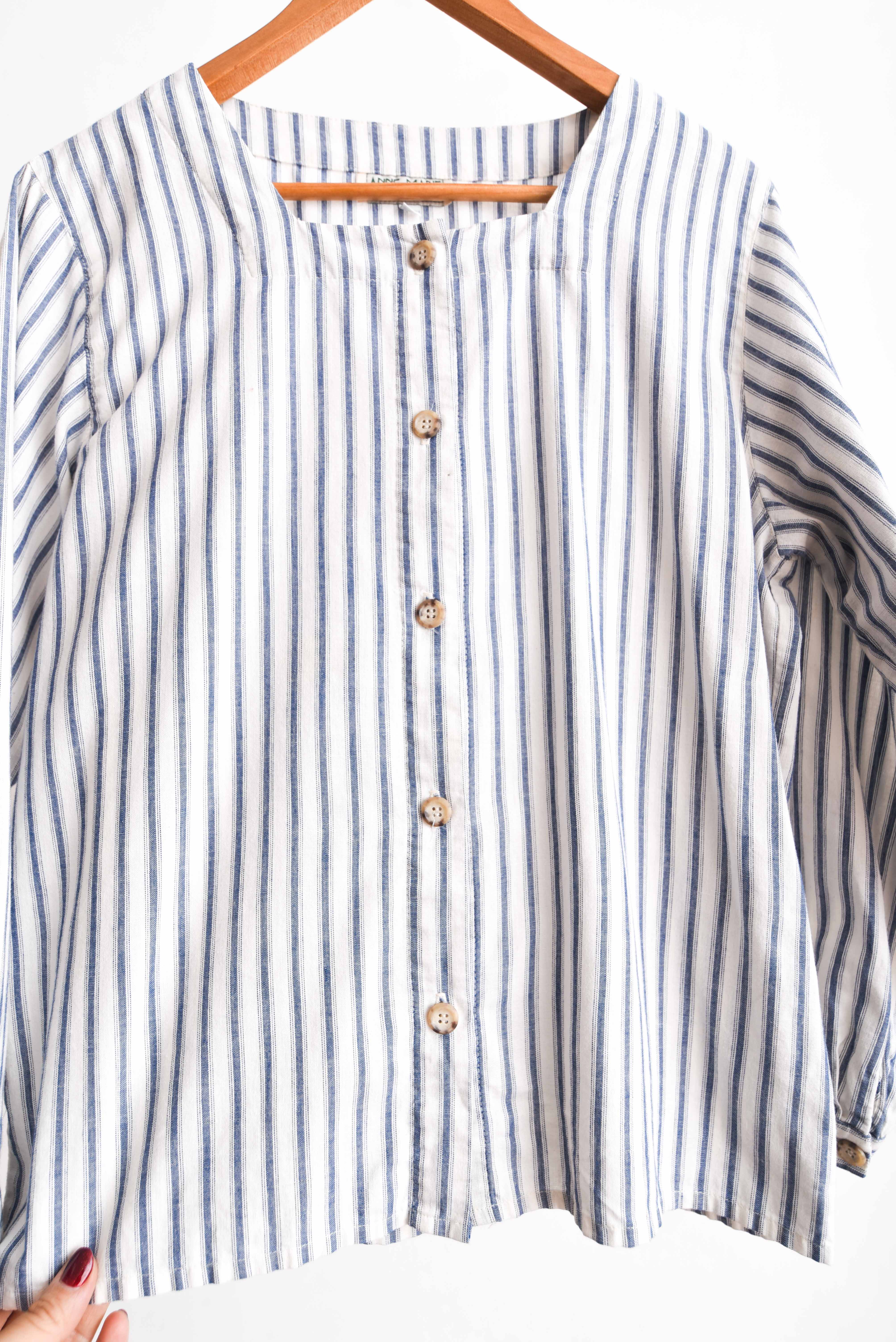 Blusa cotton stripes 90s