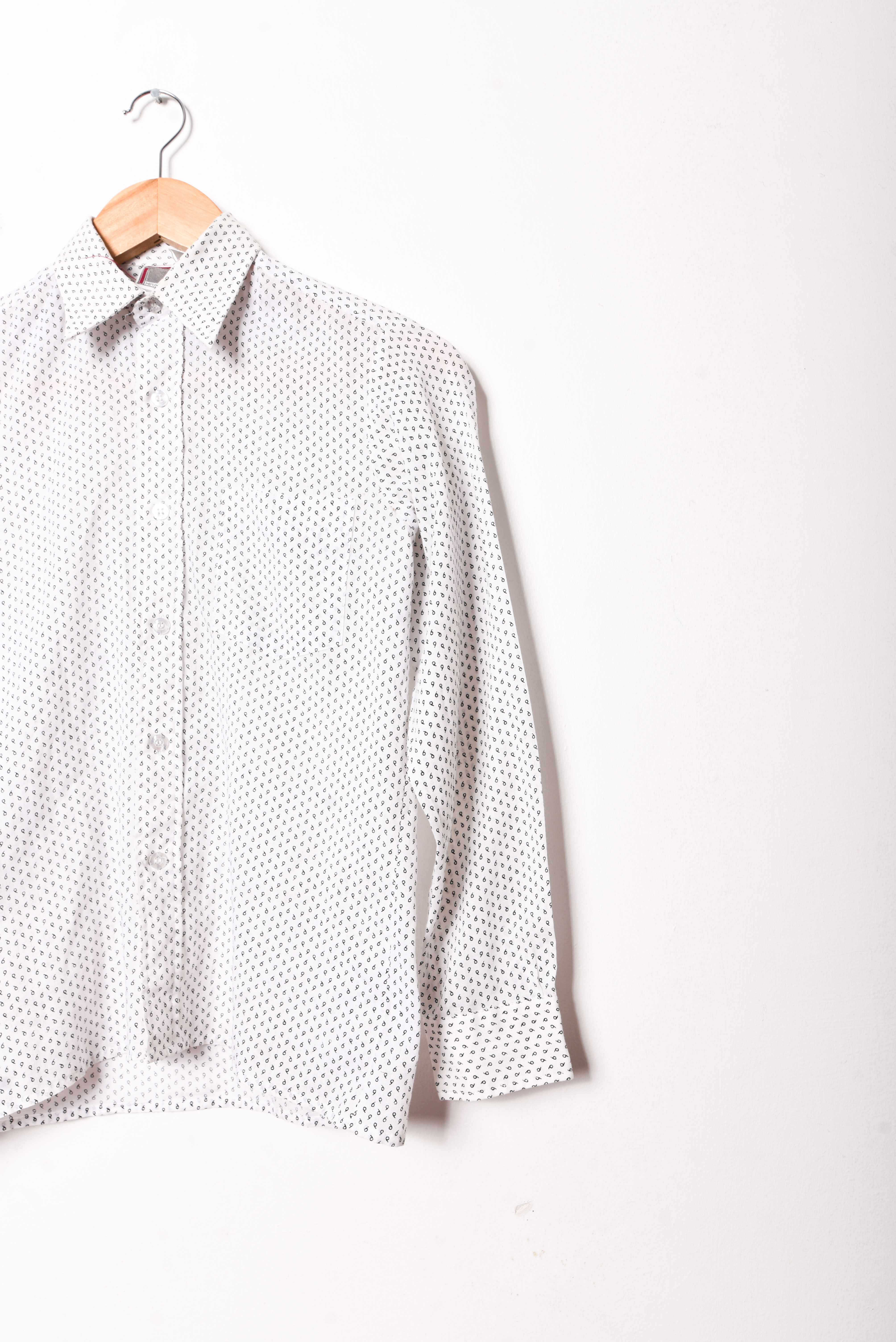 Camisa blanca 70s