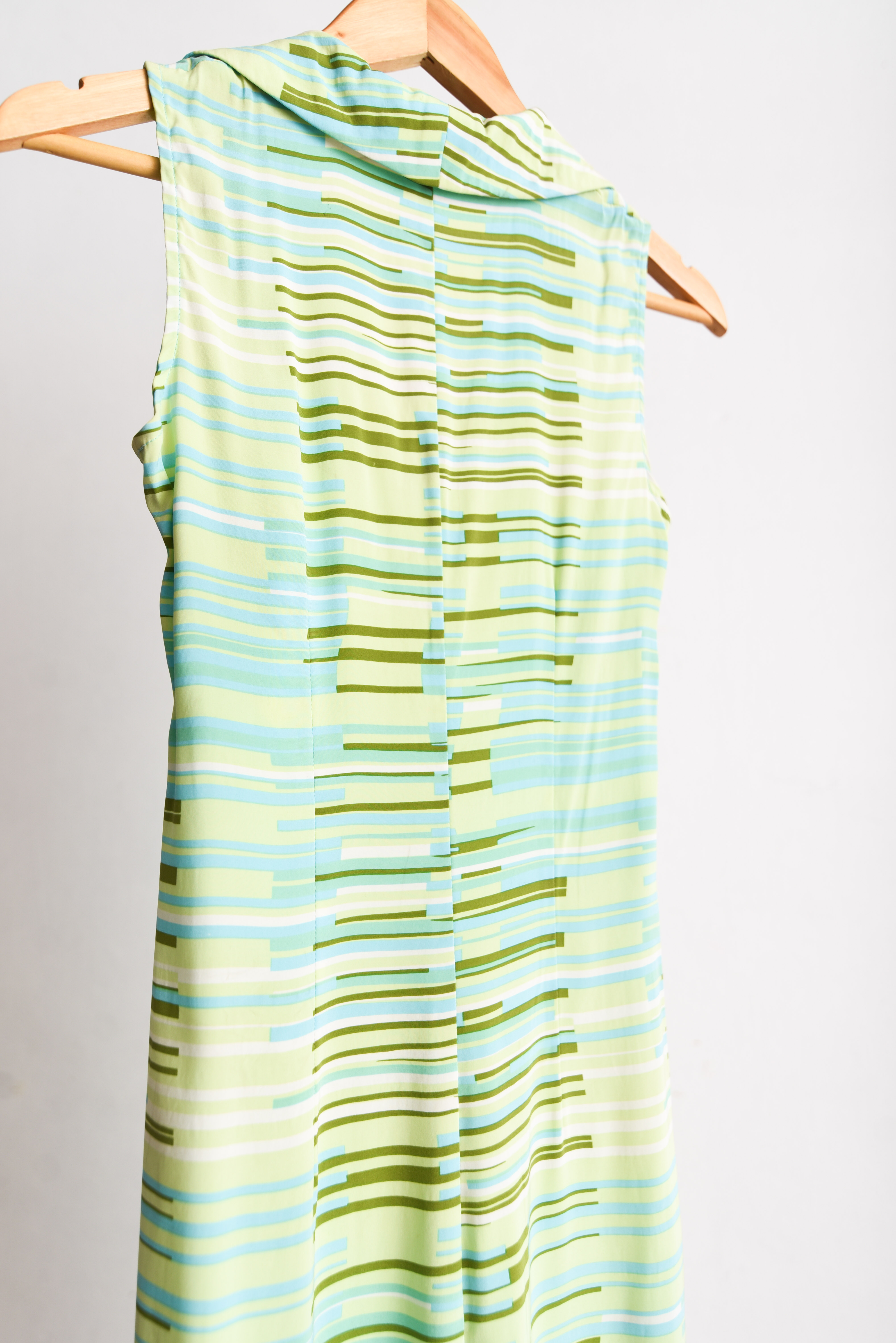 Vestido verde lima silk
