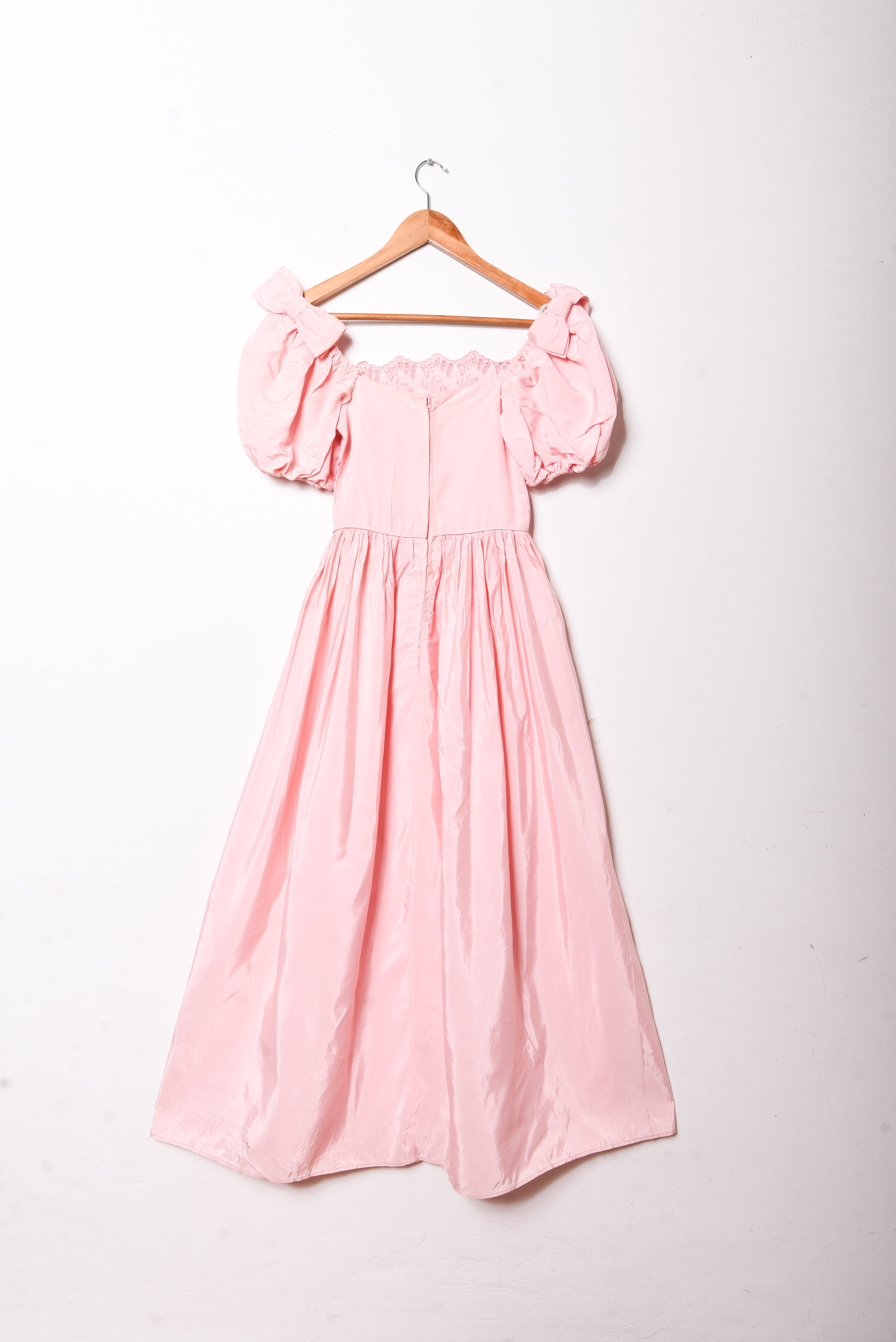 Vestido rosa pastel 80s