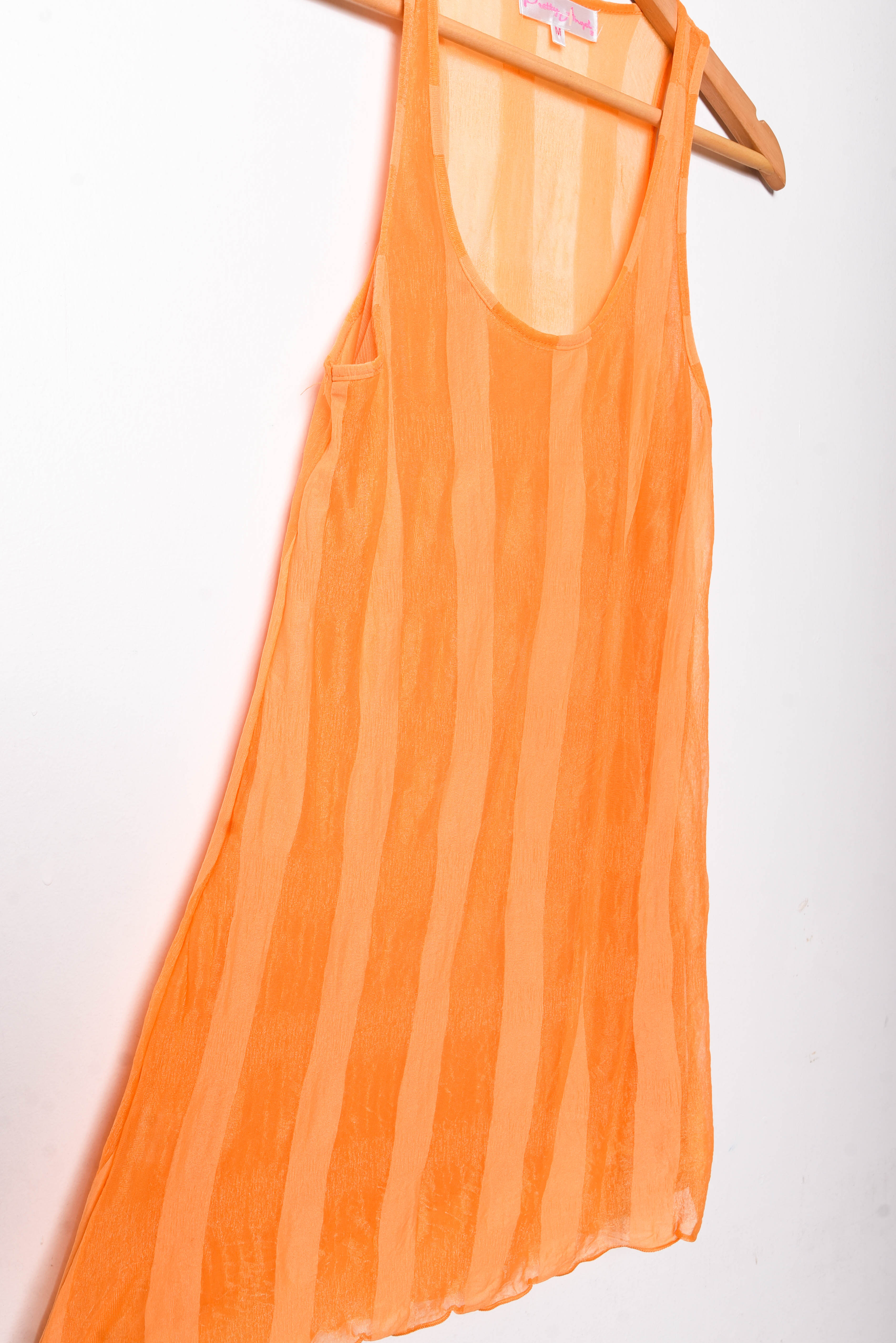 Mini vestido naranjo silk