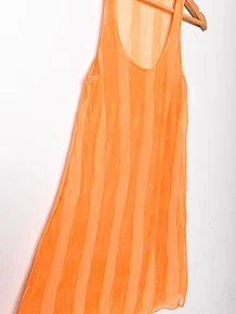 Mini vestido naranjo silk