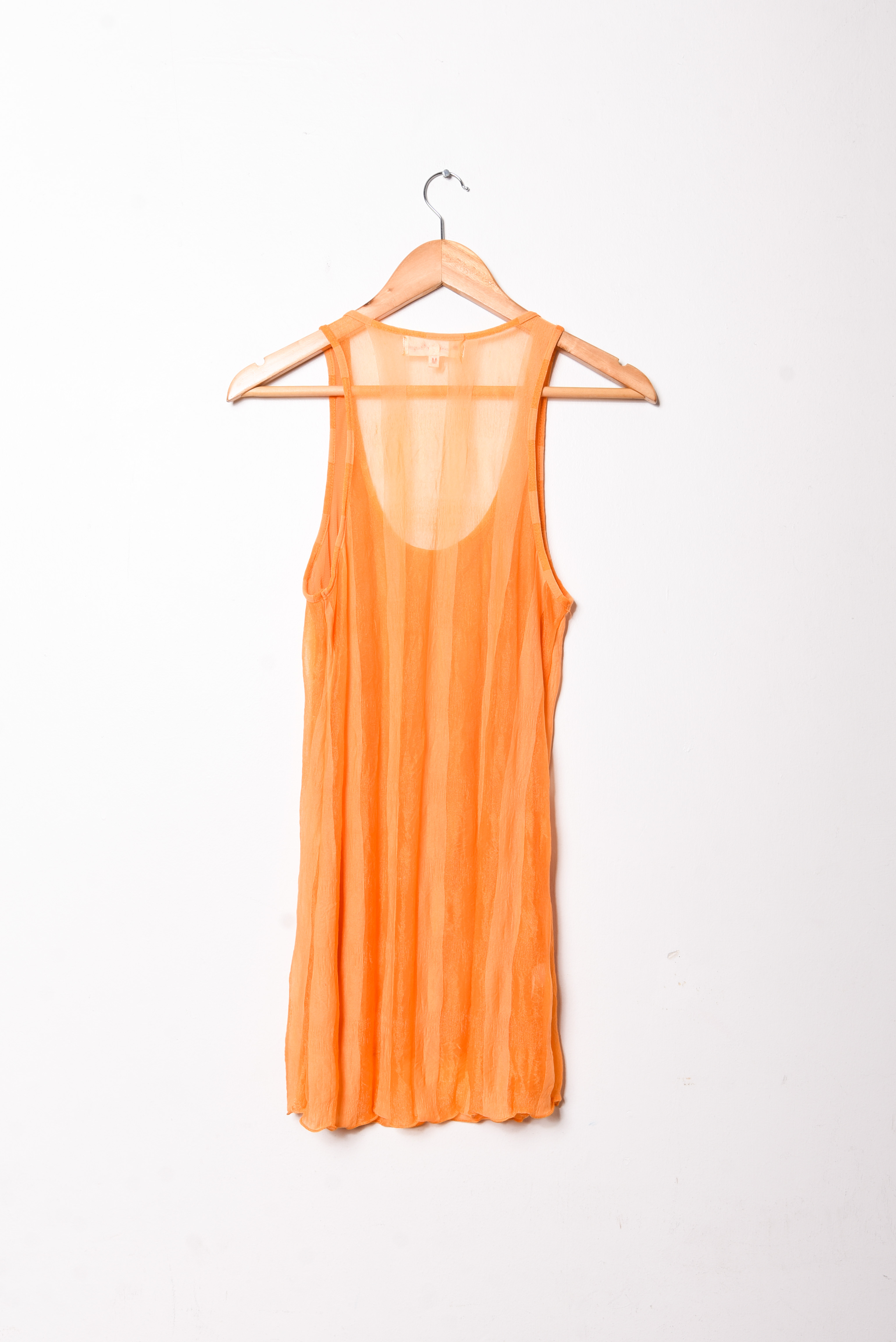 Mini vestido naranjo silk
