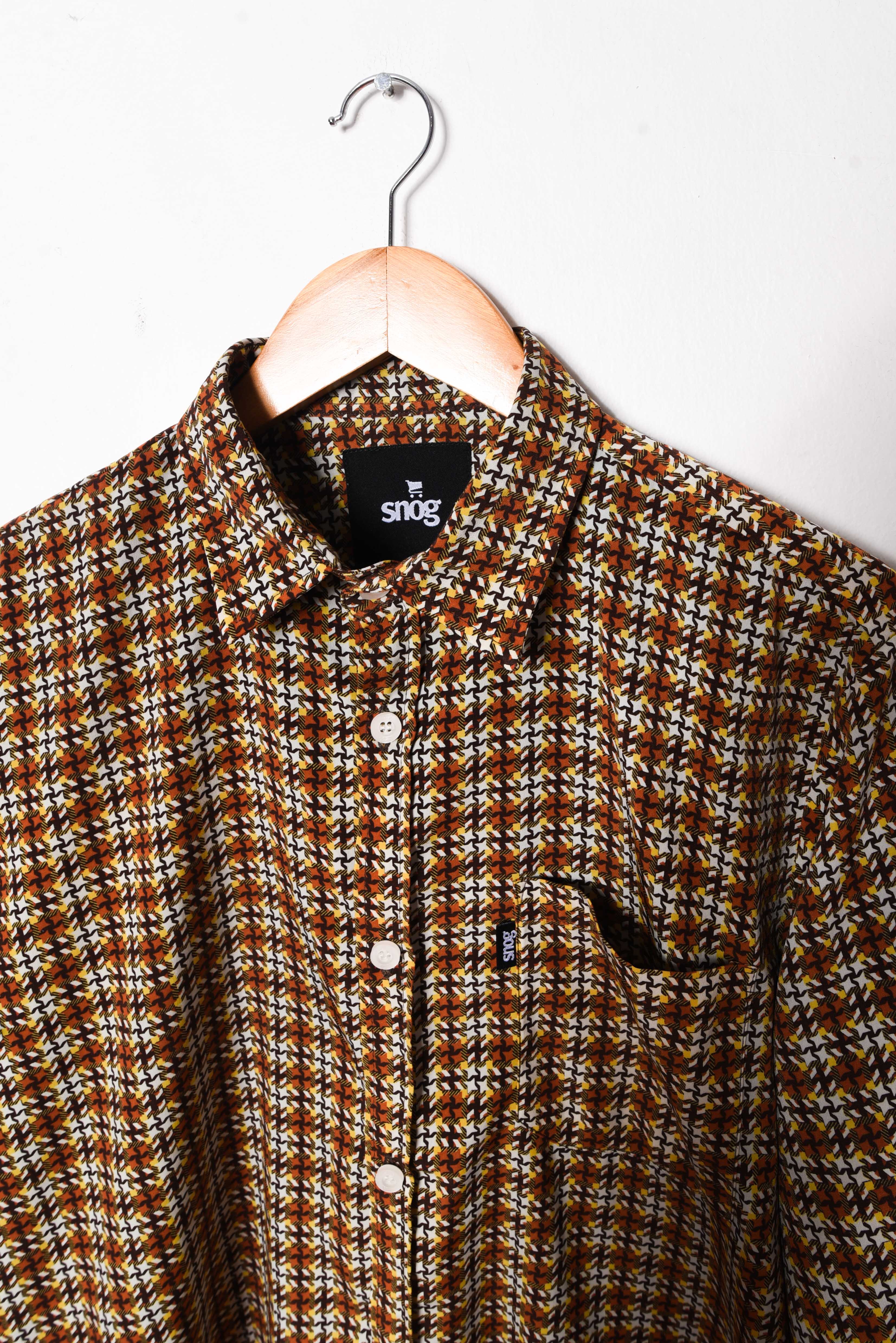 Camisa retro print café Snog